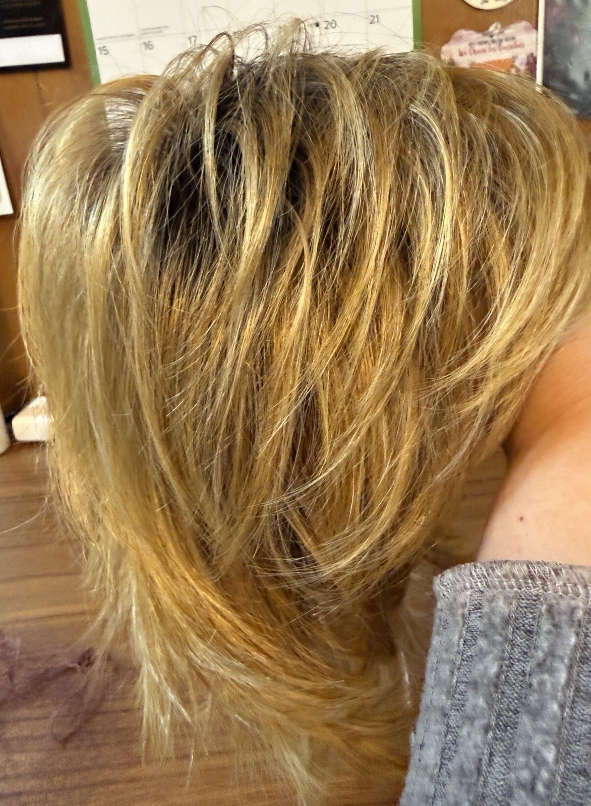 Vintage Volume Textured Shag Wig by Hairdo – Rooted Ginger Blonde SS25 (NEW)