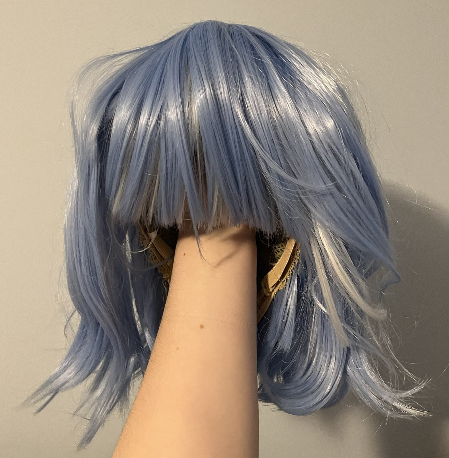 Re:Zero Rem wig; Anime Cosplay Wig; Suitable For Young or Older Rem Cosplay