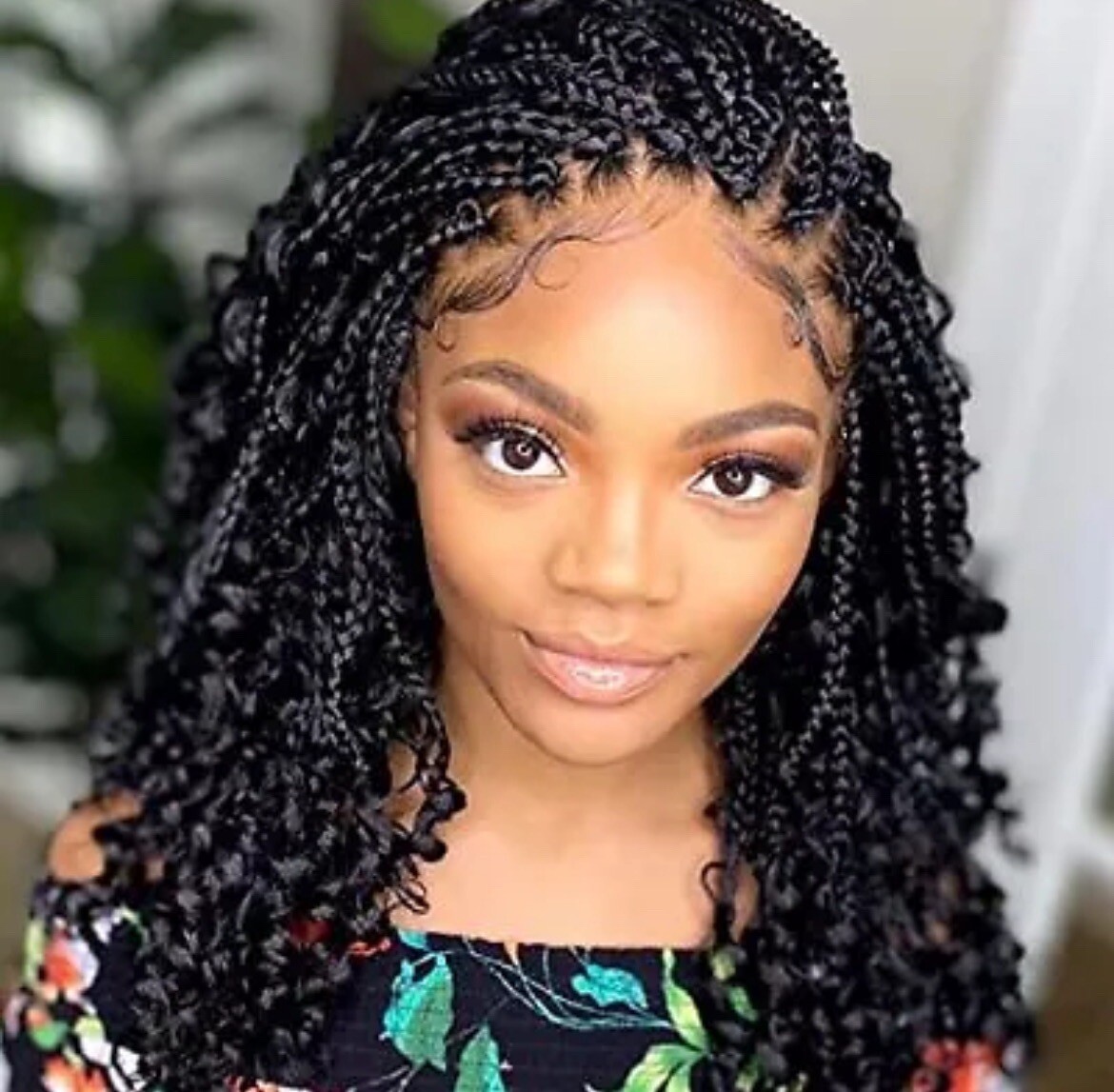 Goddess Box Braids Crochet Hair 10 Inch Bohemian Box Braids Crochet Hair Curly