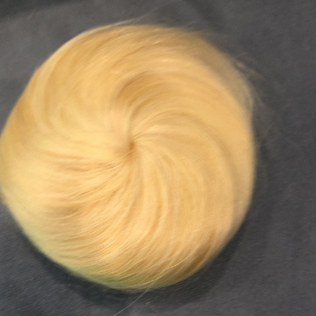 Blond Drawstring Hair Bun Extension