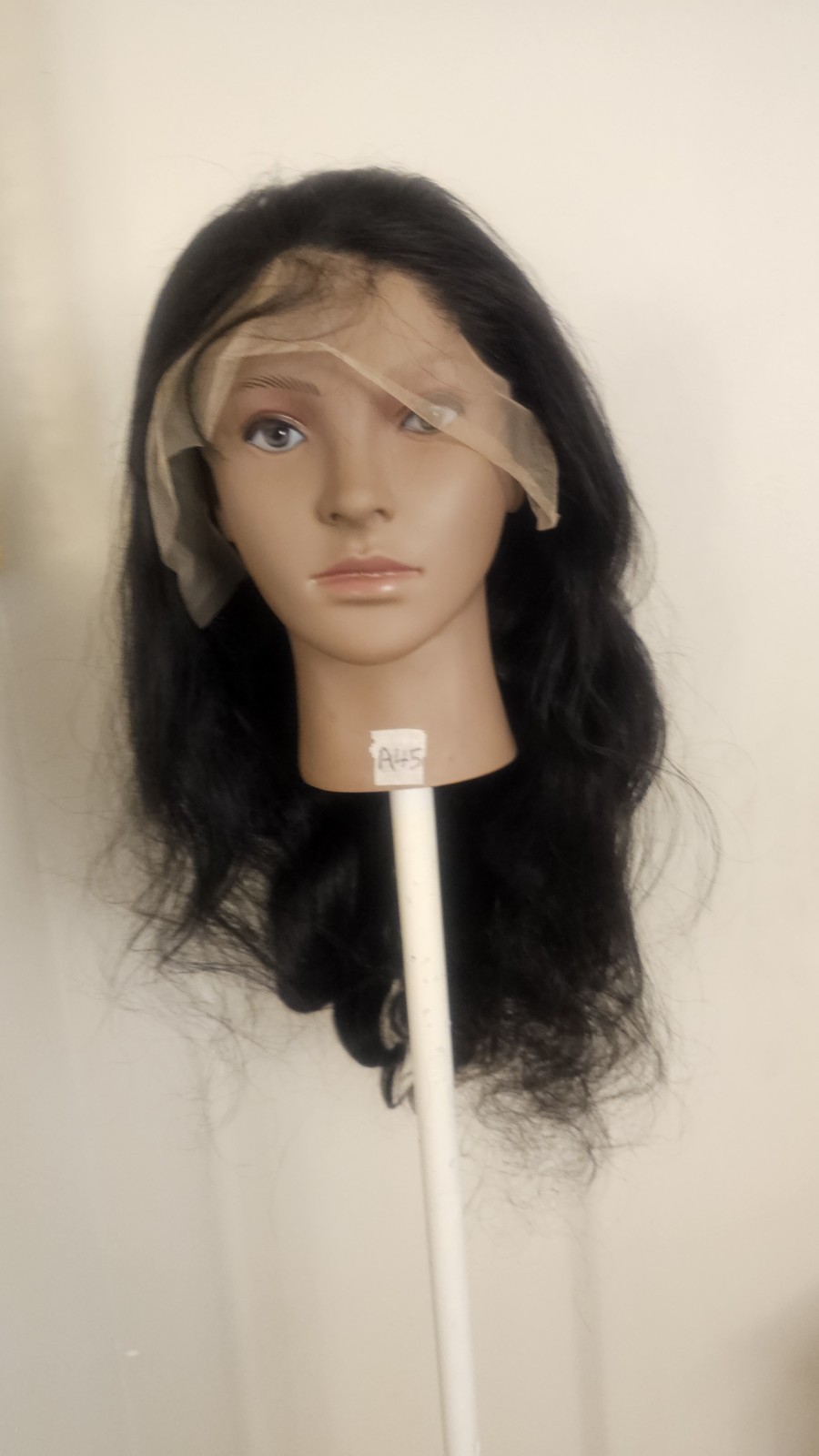 High Quality natural 24 ” straight 100% Virgin Human Hair Lace closure Wig.