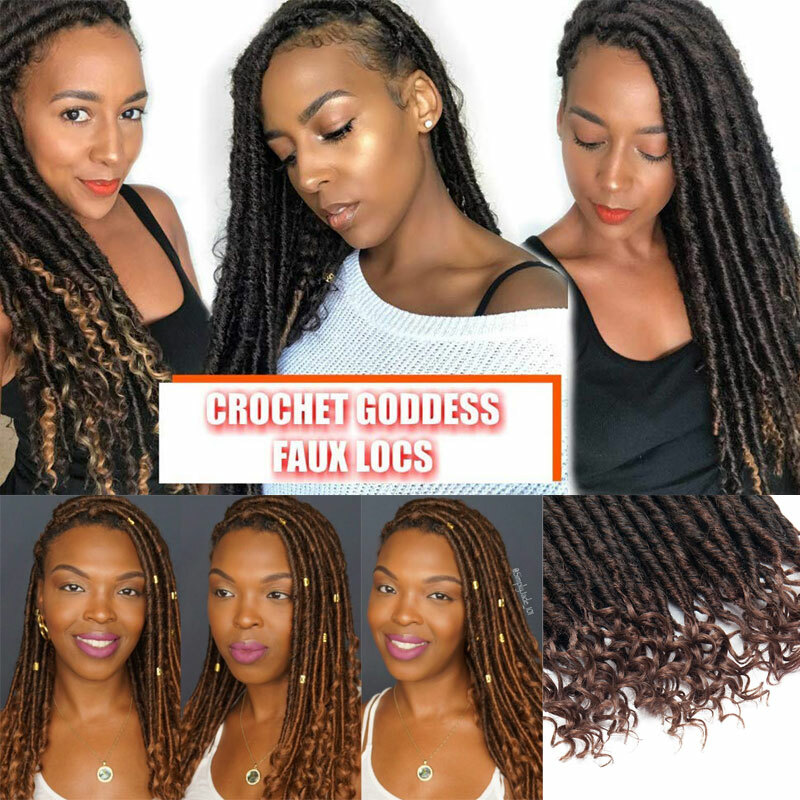 New Locs Hair Crochet Twist Faux Bohemia Locs Braid Braiding Hair Extensions