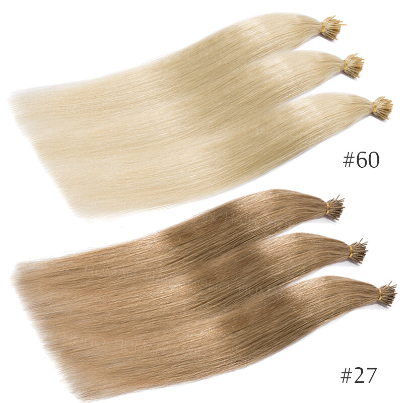 300 Sticks I TIP Pre Bonded Real Remy Human Hair Extensions Micro Loop Ring Long