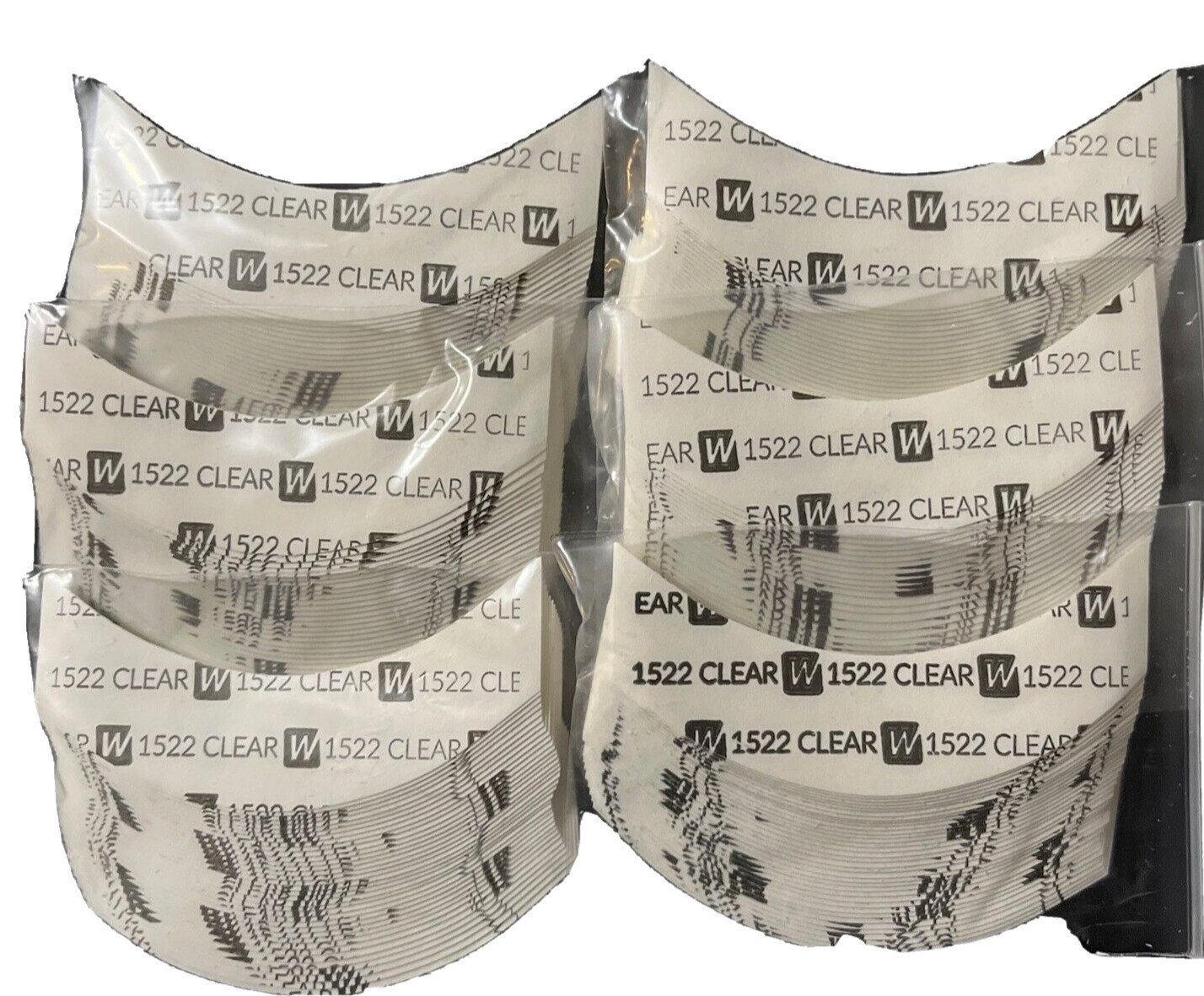 Walker 3M 1522 Hairpiece Tape 216 Pc CC Contour 6 Packs For Poly Wig Toupee -New