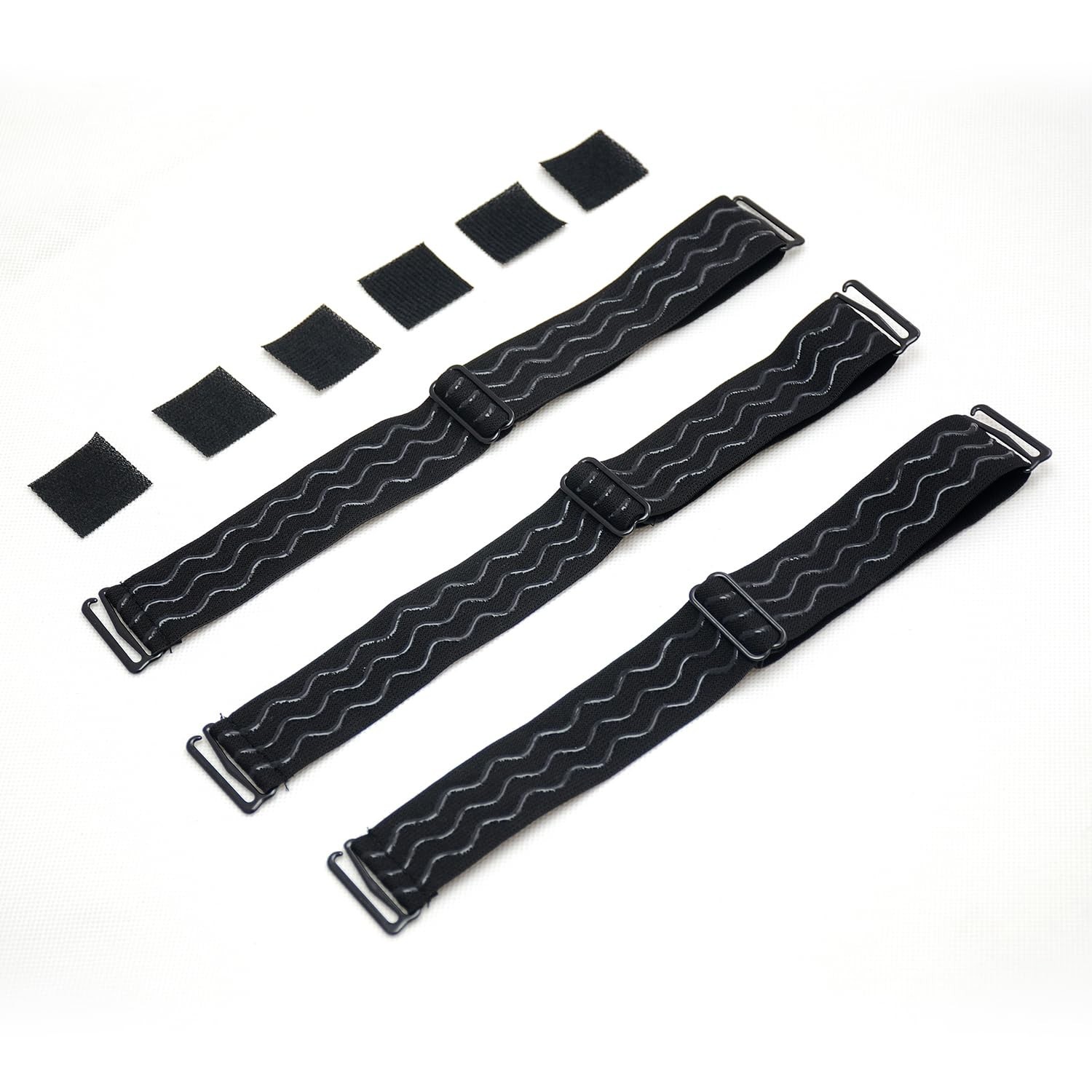 Adjustable Elastic Wig Band with Hooks No Slip Band for Glueless Wigs Black Lace