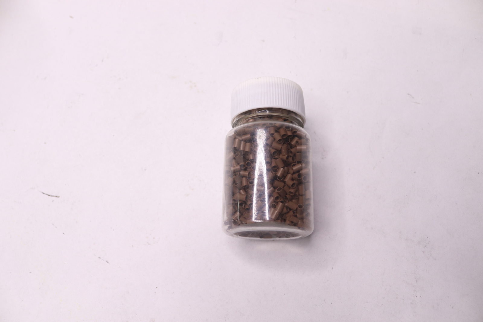(1000-Pk) Copper Micro Rings For Human Hair Extensions Light Brown 3024mm