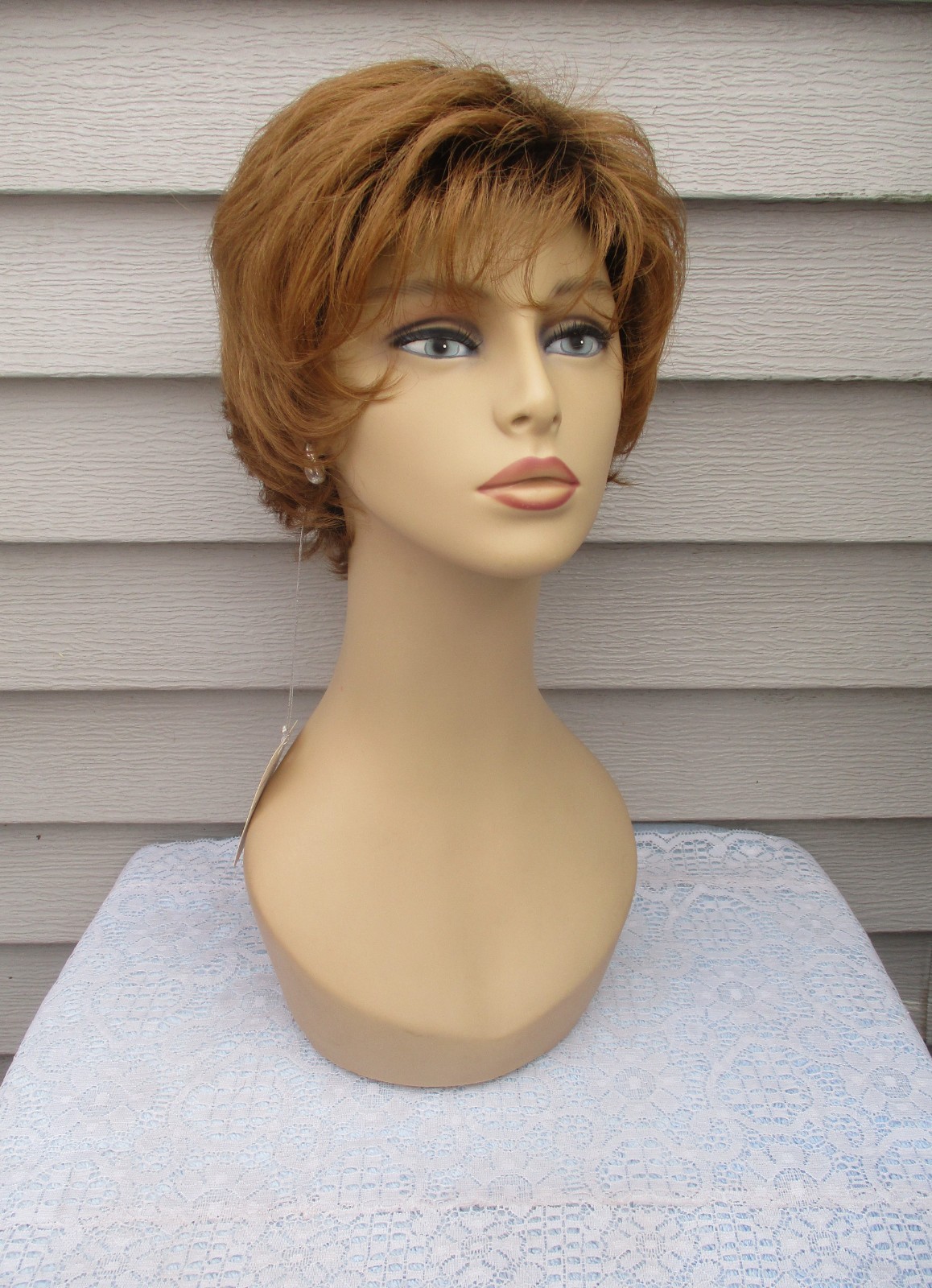 Trendy MYSTERY WIG Size Average Color COPPER RED Shade TAGS REMOVED from CAP
