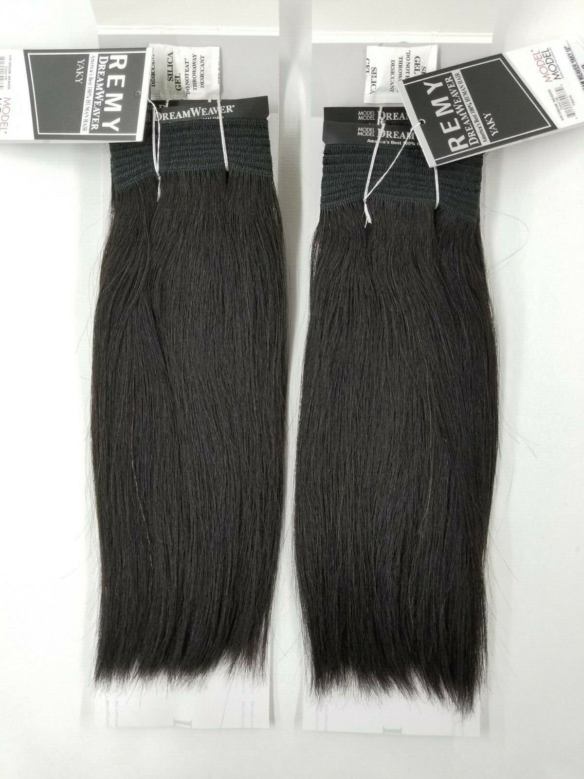2 Packs ModelModel Remy Dreamweaver 100% Human Hair Extension 10″~Off Black