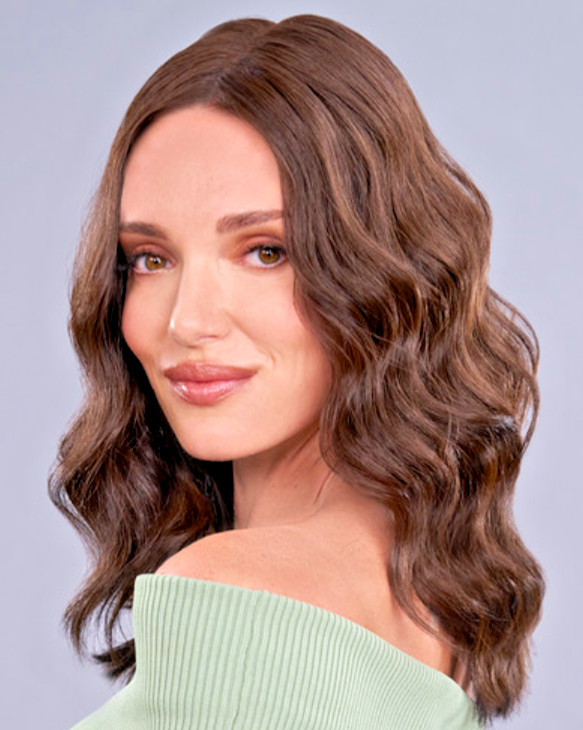 TOP TREND LACE HD WAVY 14″ Topper Jon Renau -Message Color B4- MonoTopLaceFront
