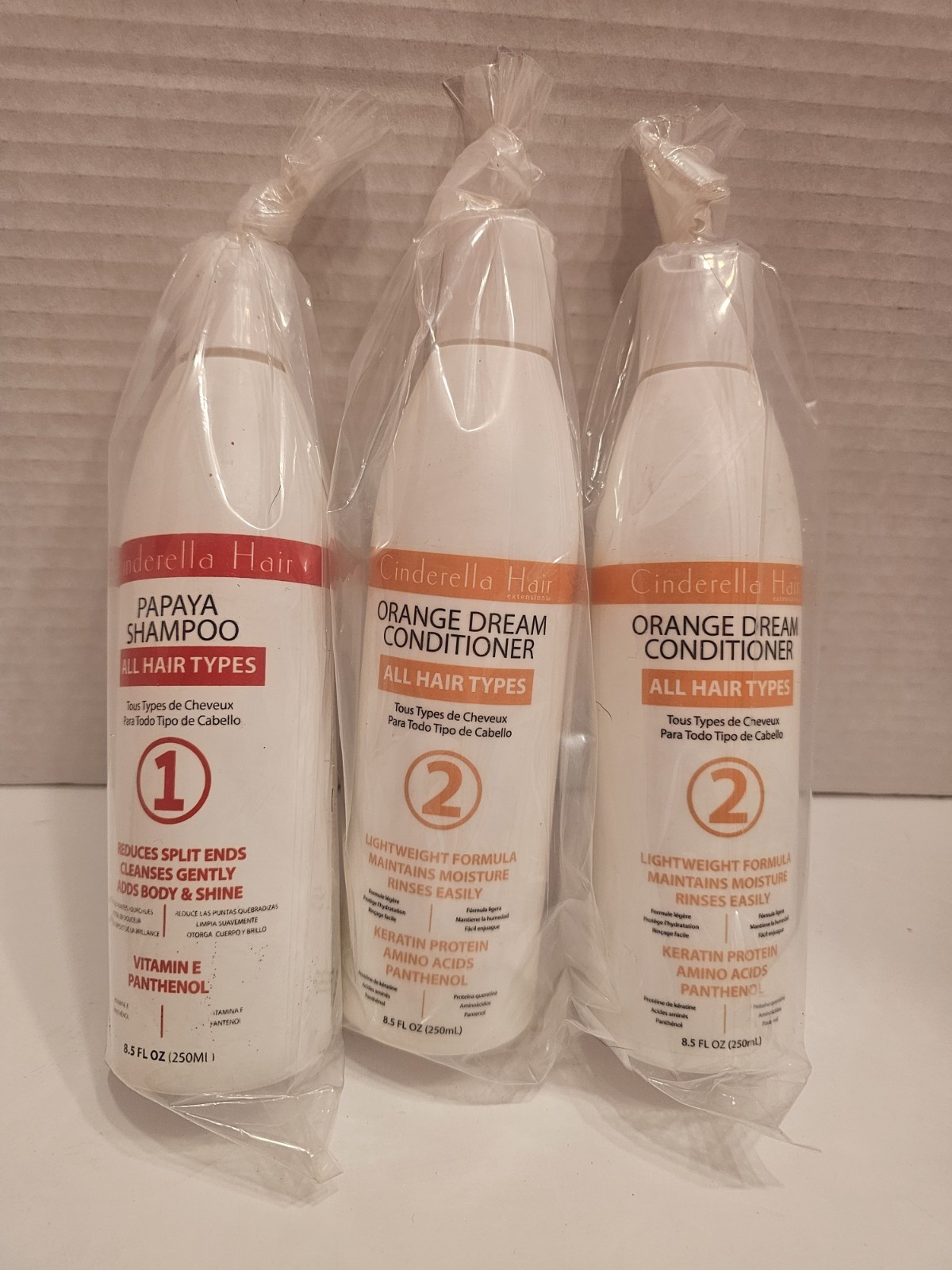 Cinderella Hair Shampoo (1) & Conditioner (2) Set- All 8.5oz