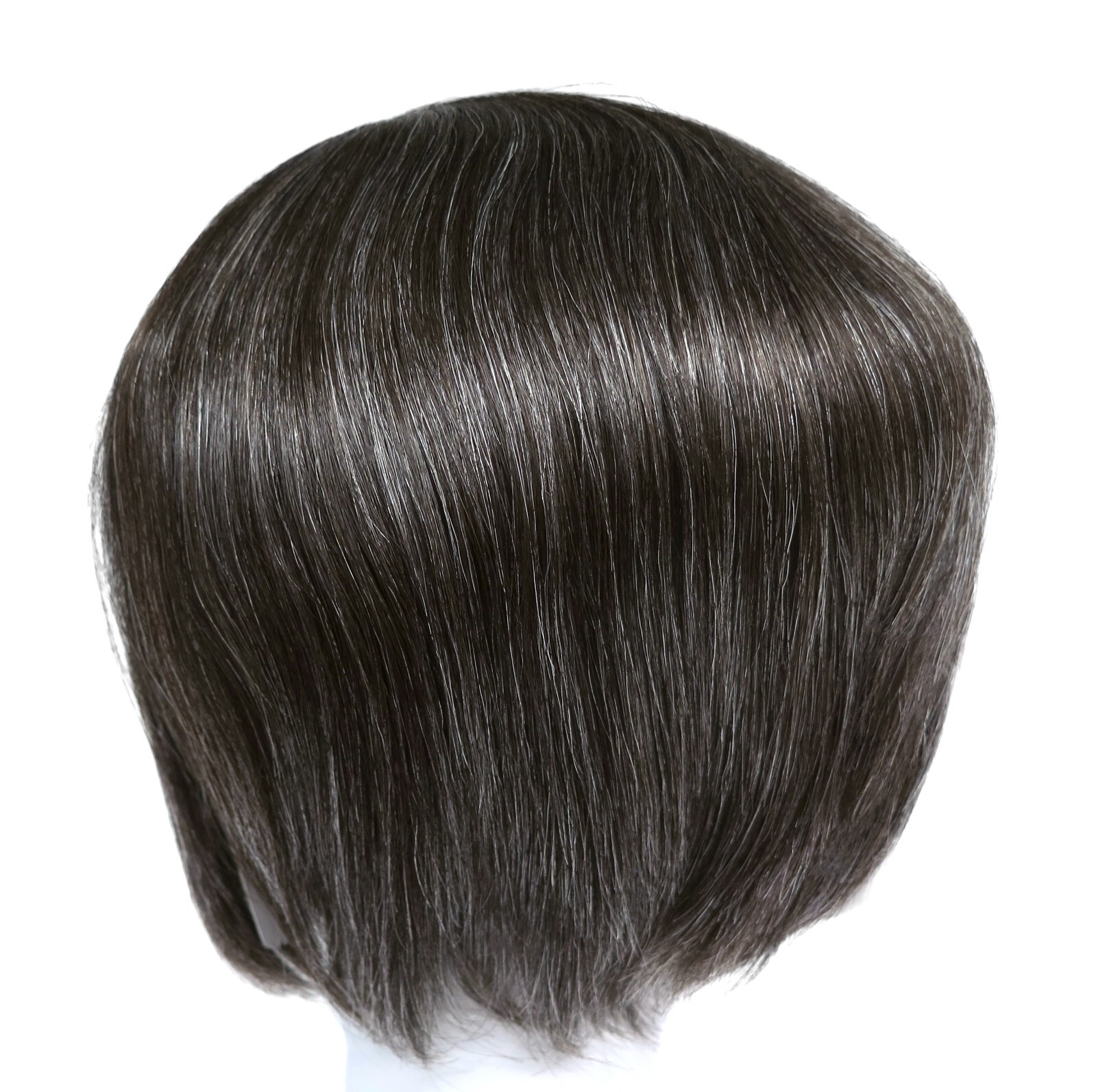 Mens Toupee European Virgin Human Hair Replacement System All Injection Skin 7×9
