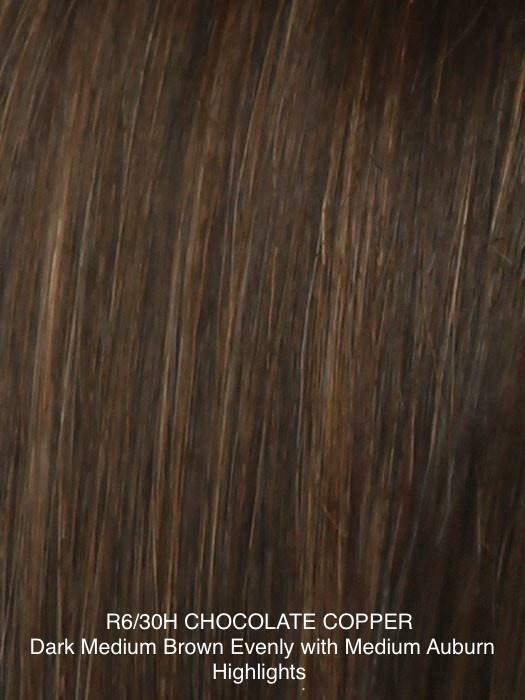 THE GOOD LIFE Wig Raquel Welch COUTURE COLLECTION-ChocolateCopperR6/30H Reg$3000