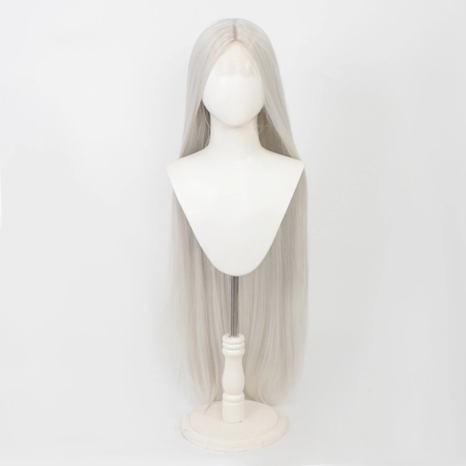 40Inch Long Straight Universal Hand Hooked Lace Front Wig Synthetic Hair Wig for