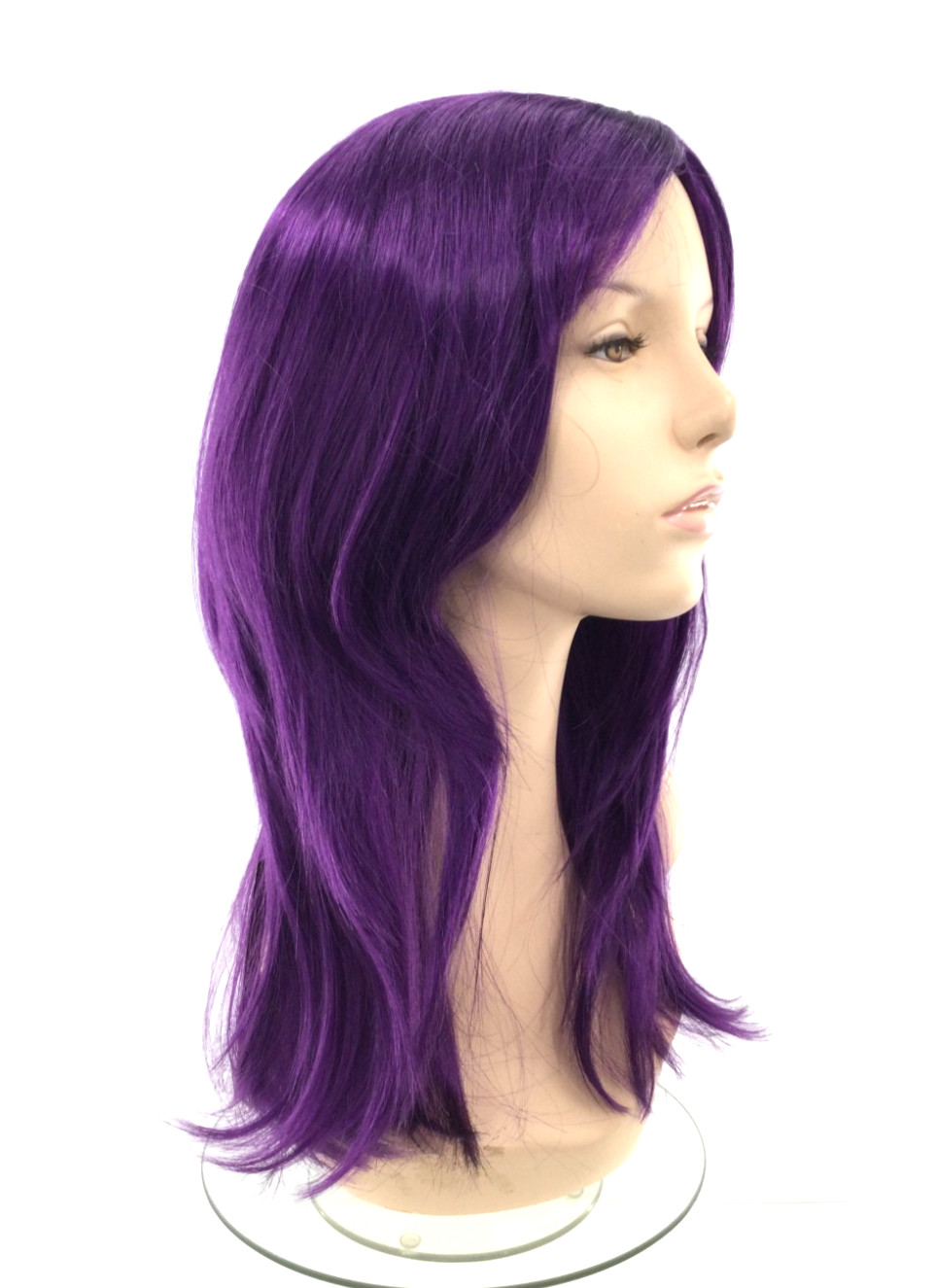 FANTASY WIGS High Quality Cosplay Anime Theatrical Halloween Dark Purple Wig