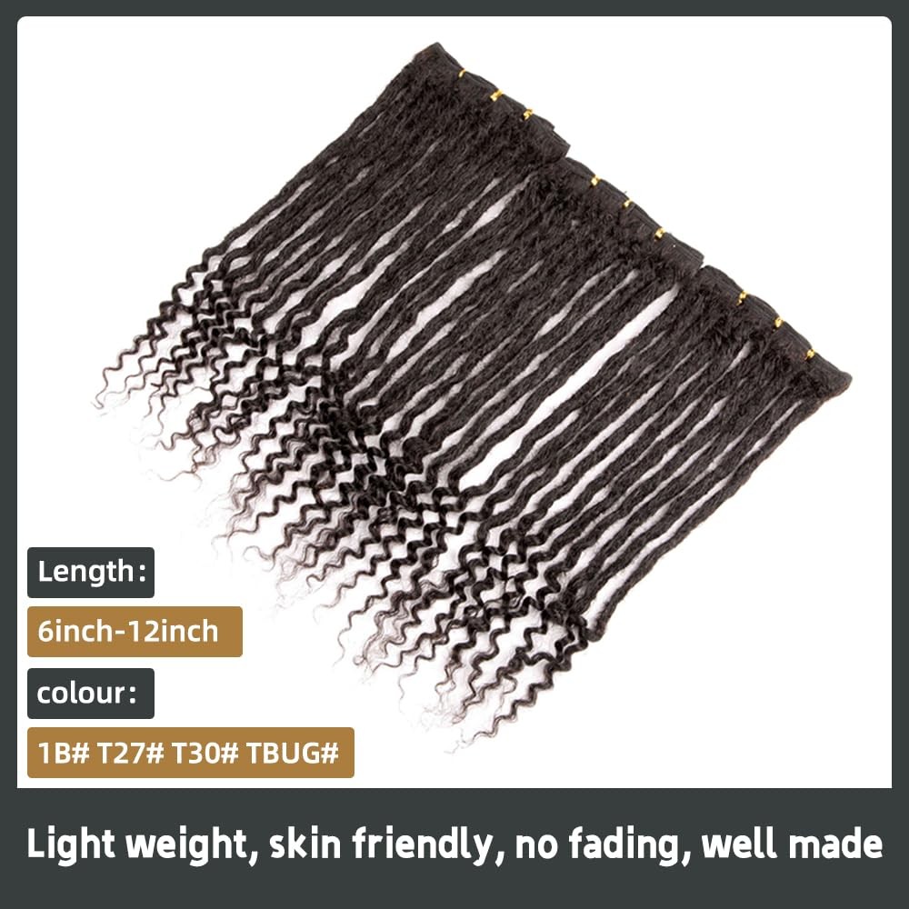 Originea Real Loc Virgin Bundles Dreadlock Extensions Human Hair For Man/Women