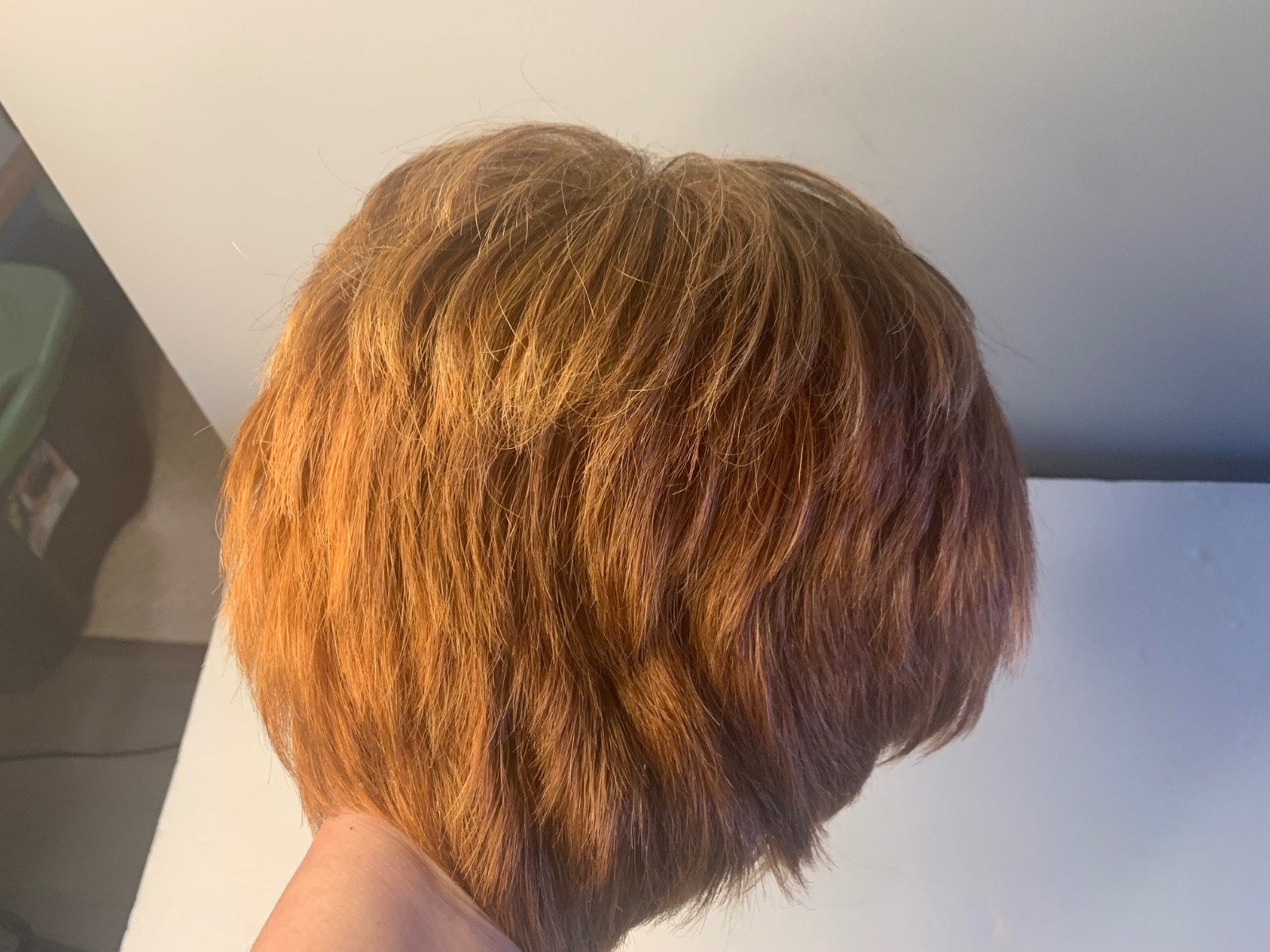 Paula Young Alex Wig Layered Q1178 33-28 Average Red Hair Lightweight Pre-Owned