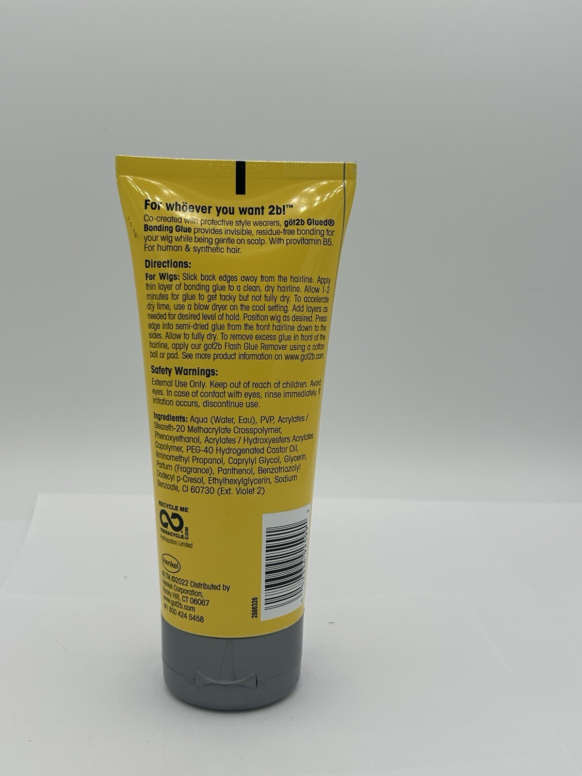Lot Of 2 Got2b Glued BONDING GLUE For-Protective Styles WIG GLUE Got 2b 6oz NEW