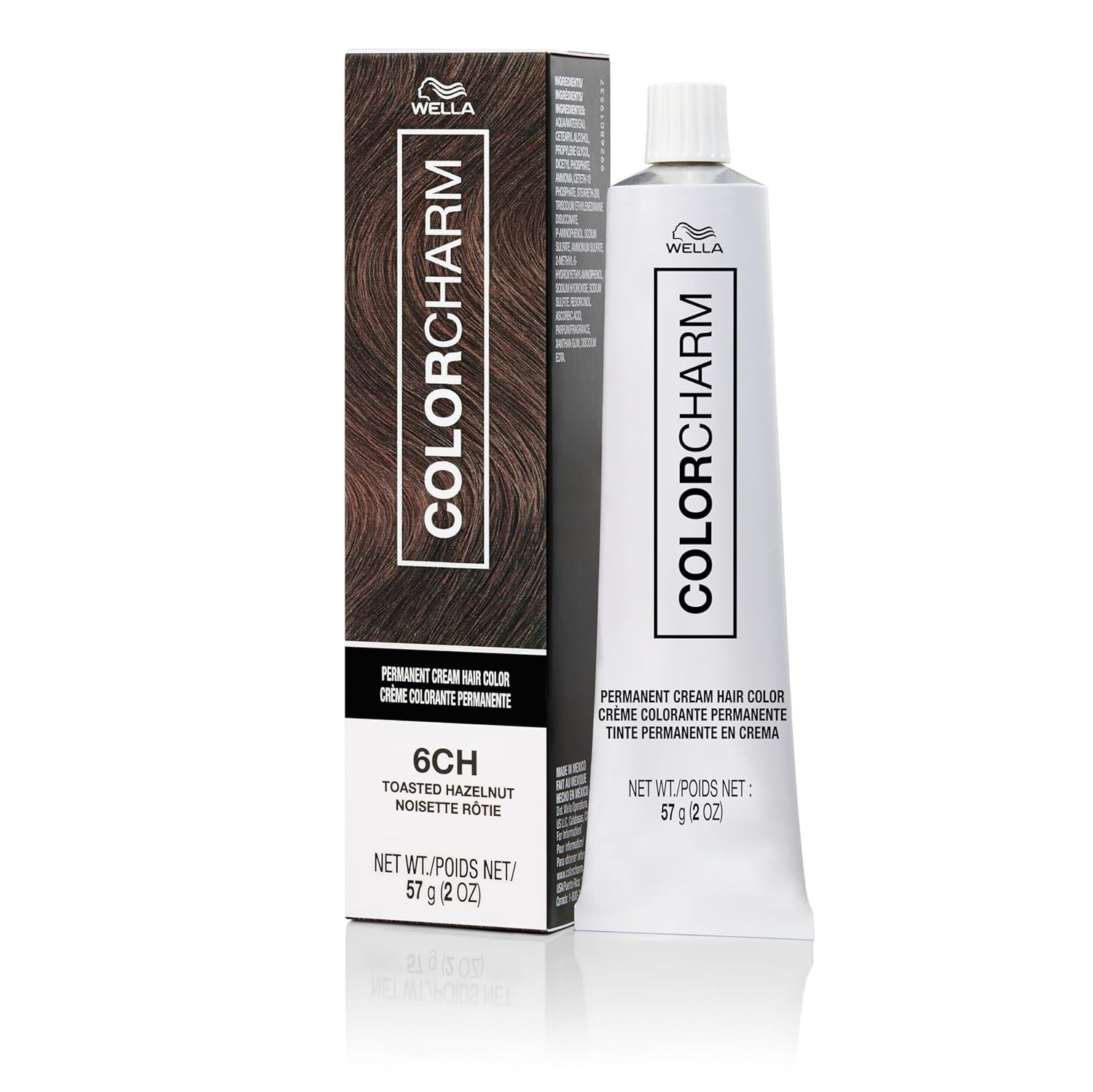 COLORCHARM Permanent Cream Hair Dye | Brown Hair Color | Medium to Golden Carame