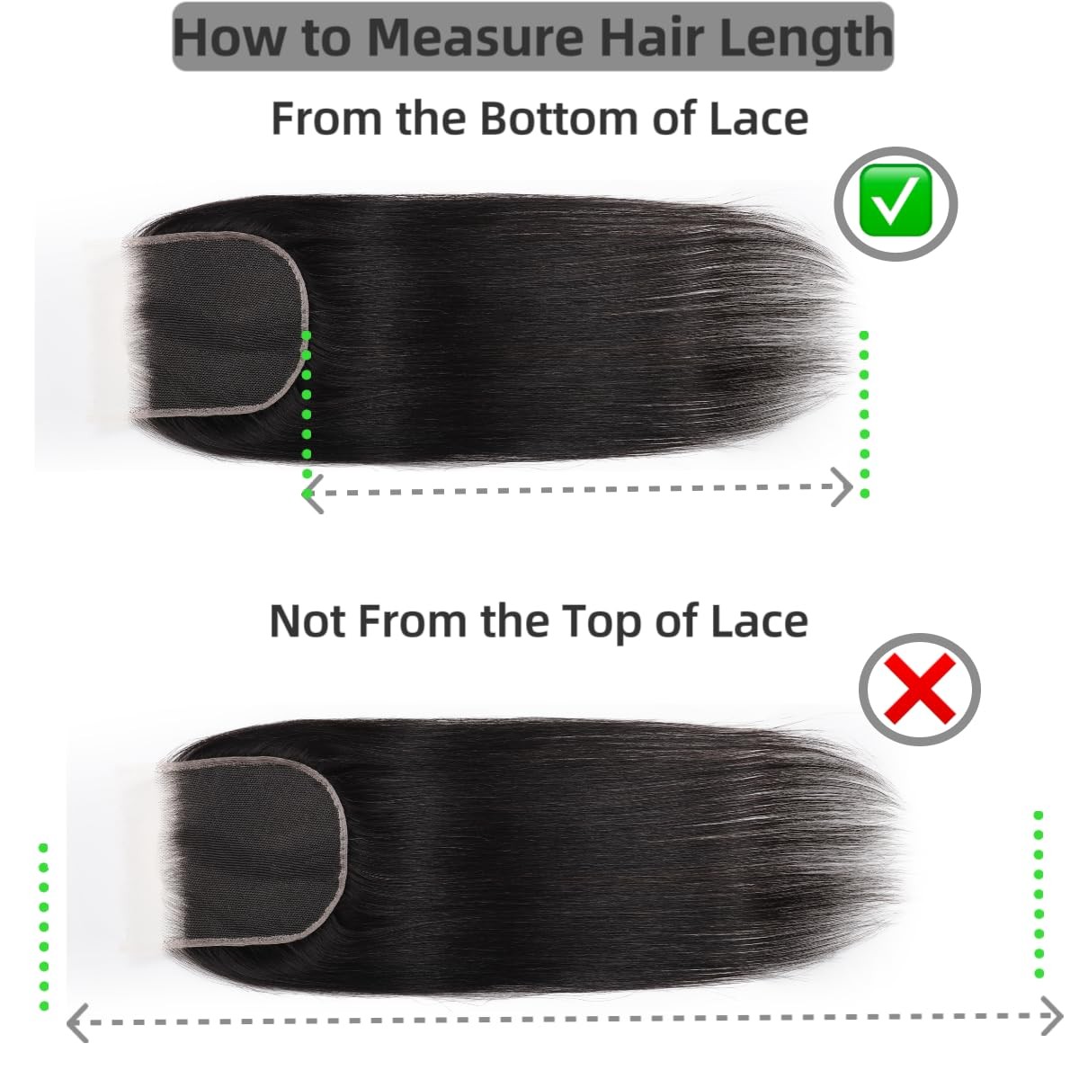 5×5 HD Lace Closure Straight Transparent HD Lace Closure 12A Brazilian Virgin Hu
