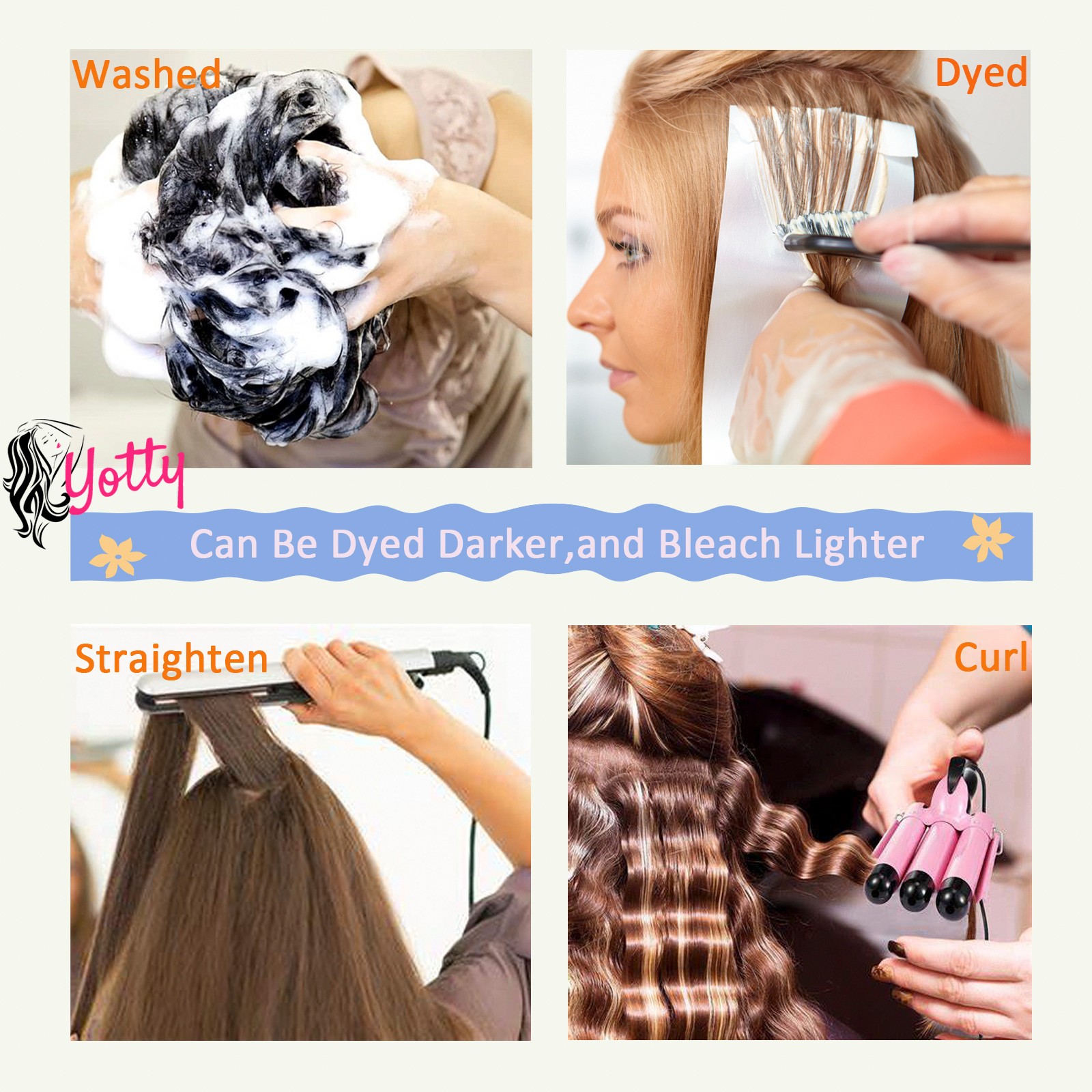 Sew in Weft Hair Extensions Remy Human Hair Double Weave Brazilian Hair Bundles