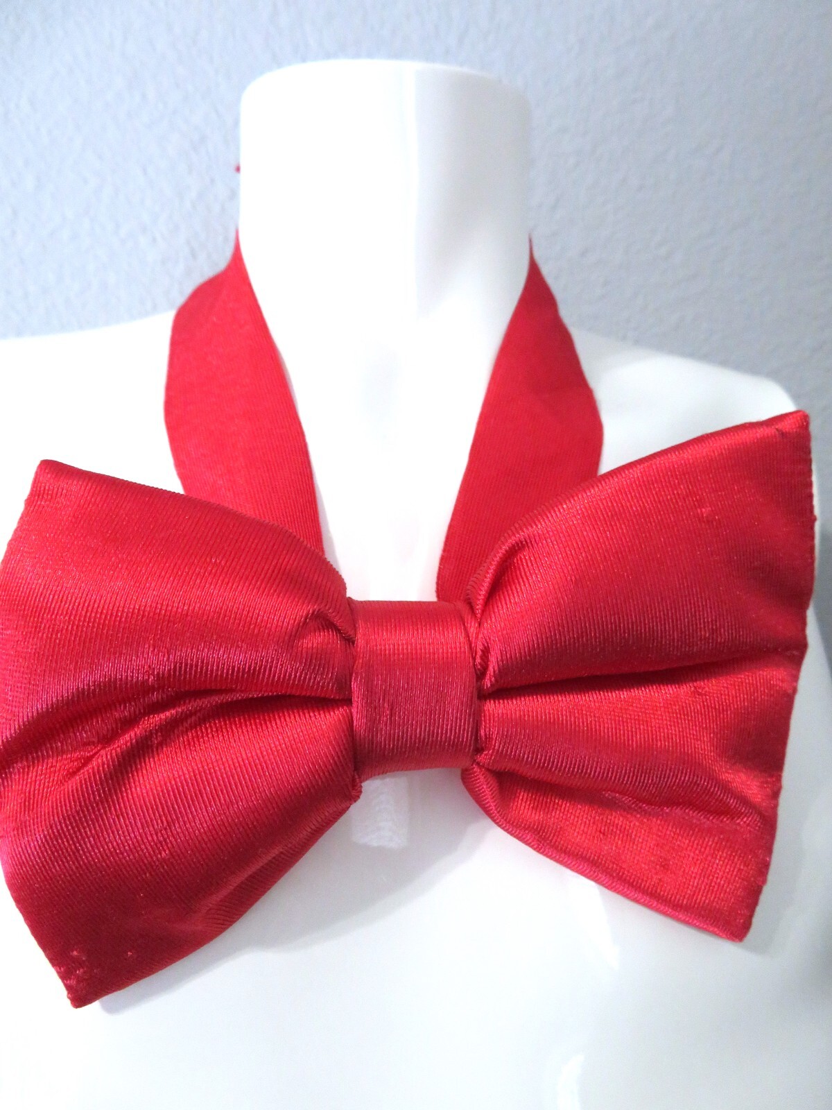 West Bay Vintage Professional Clown Wig Multi-Colors Kanekalon And Red Bowtie