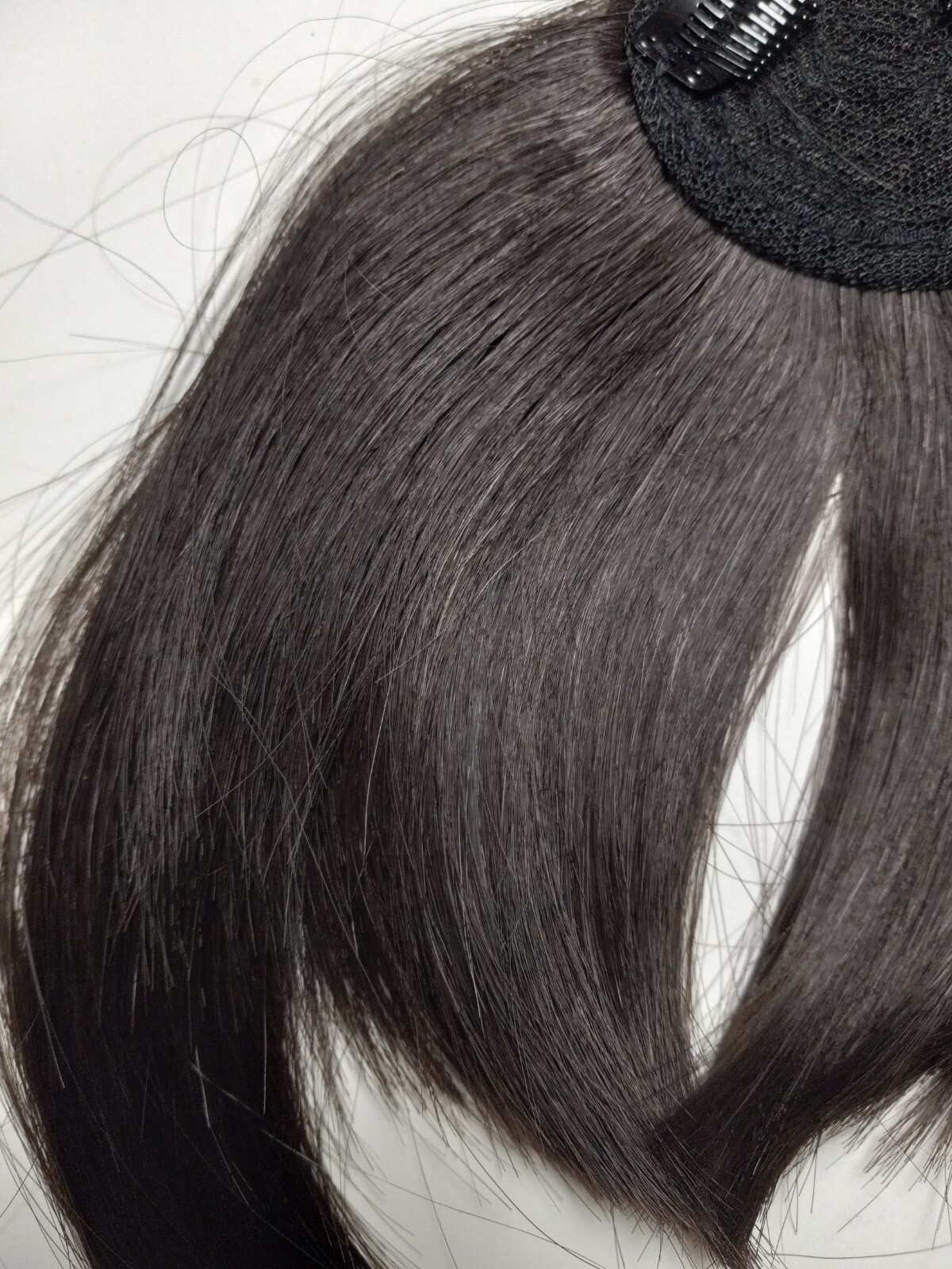 1 piece Thick Bang in Hair Clip, Dark Brown, NEW K207-LLC