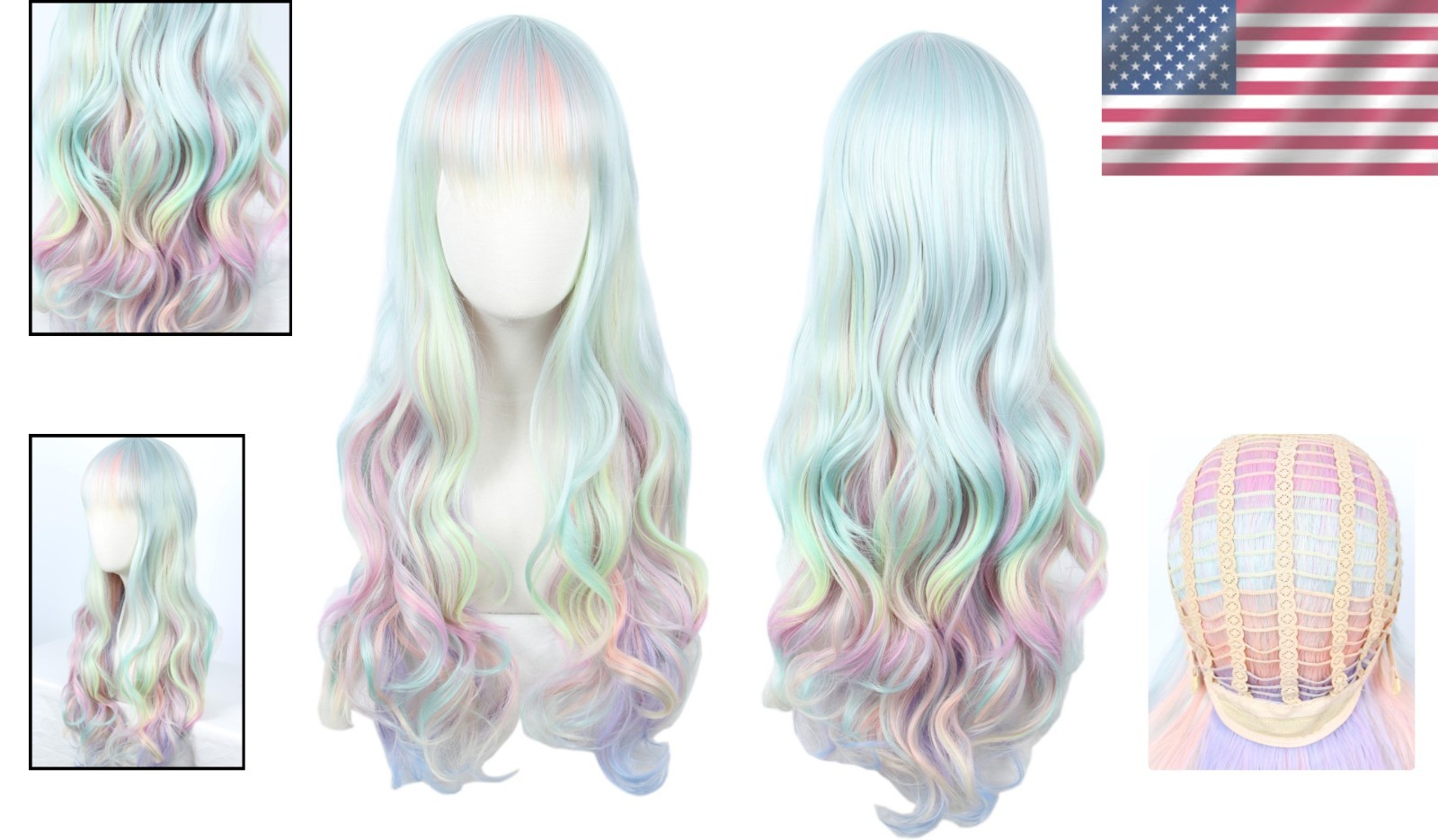 Adjustable Strap Wig Cap Included