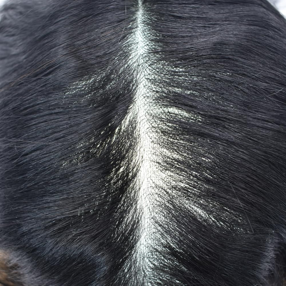 Ultra Thin Skin Mens Toupee Invisible Men Hair Replacement System ALL ColorS