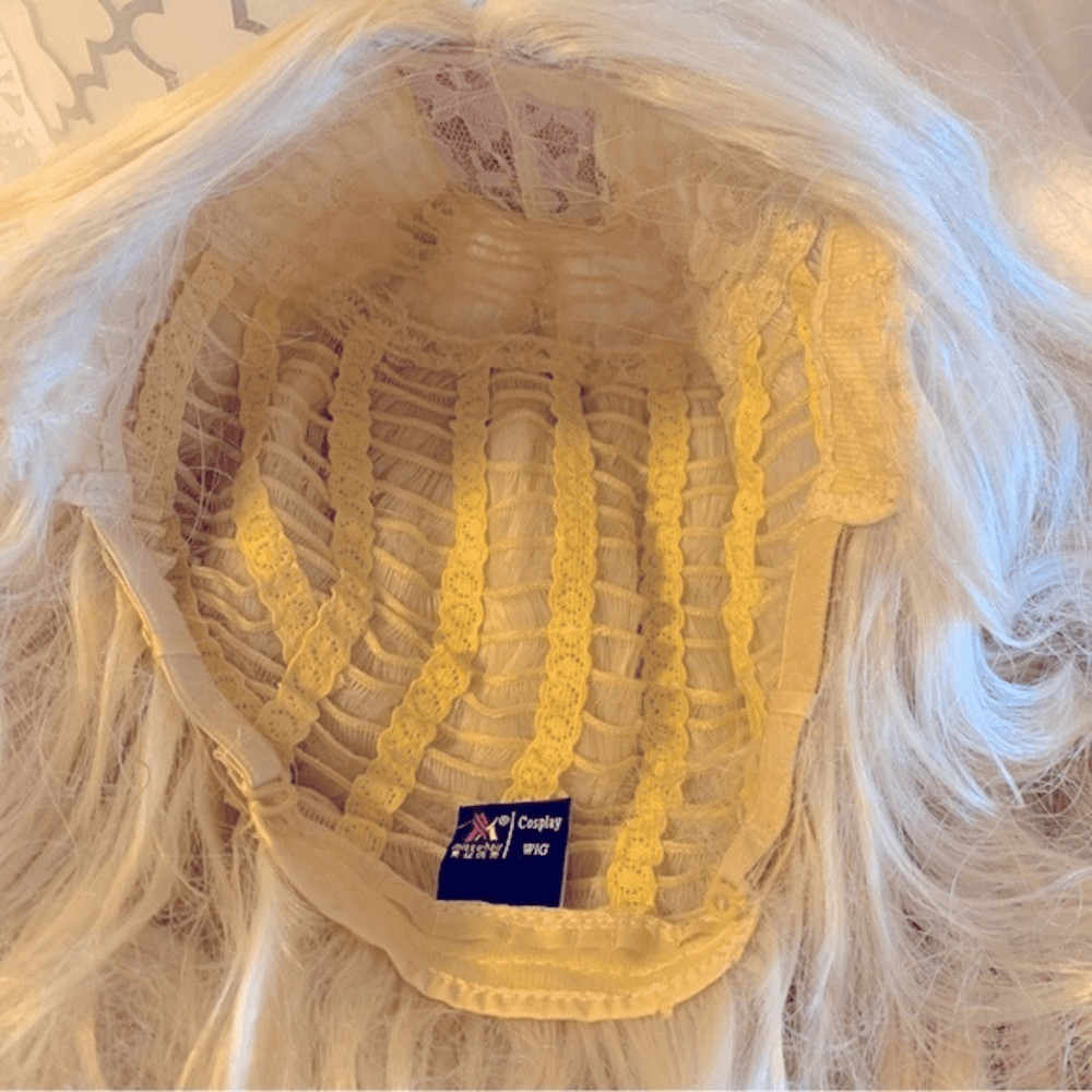 Wig Cosplay Miss U Hair XL Blonde Curls Adjustable Straps Gorgeous
