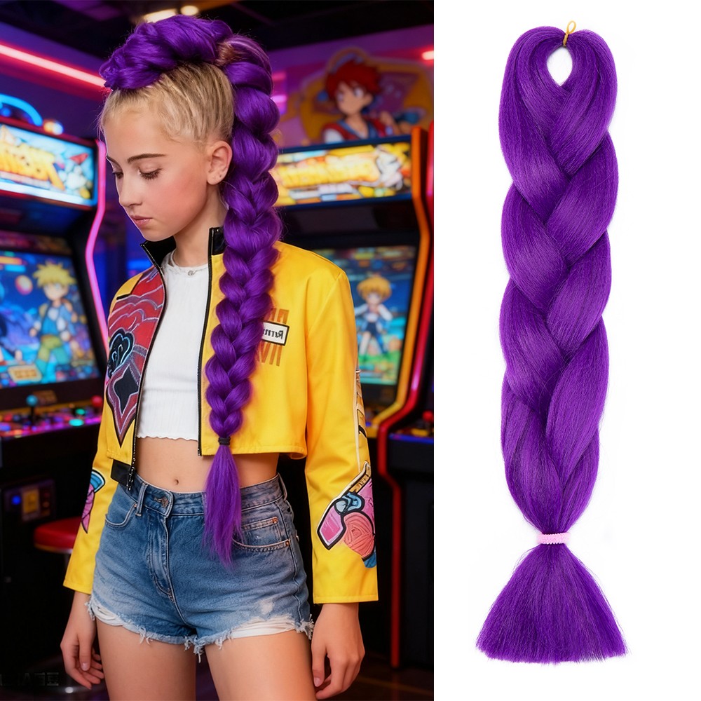 RUMI Hair JUMBO Braiding Hair 60cm Hair Extensions Crochet Synthetic Fiber Braid
