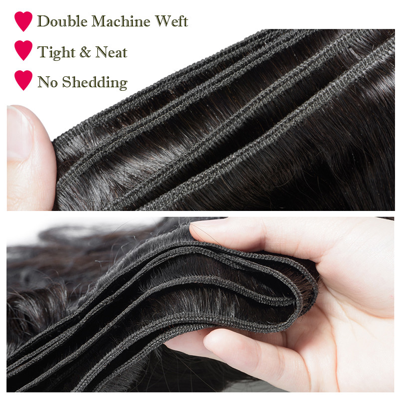 Malaysian Virgin Human Hair Deals/Bundle Weave Weft Hair Extensions 1-3-4Bundles