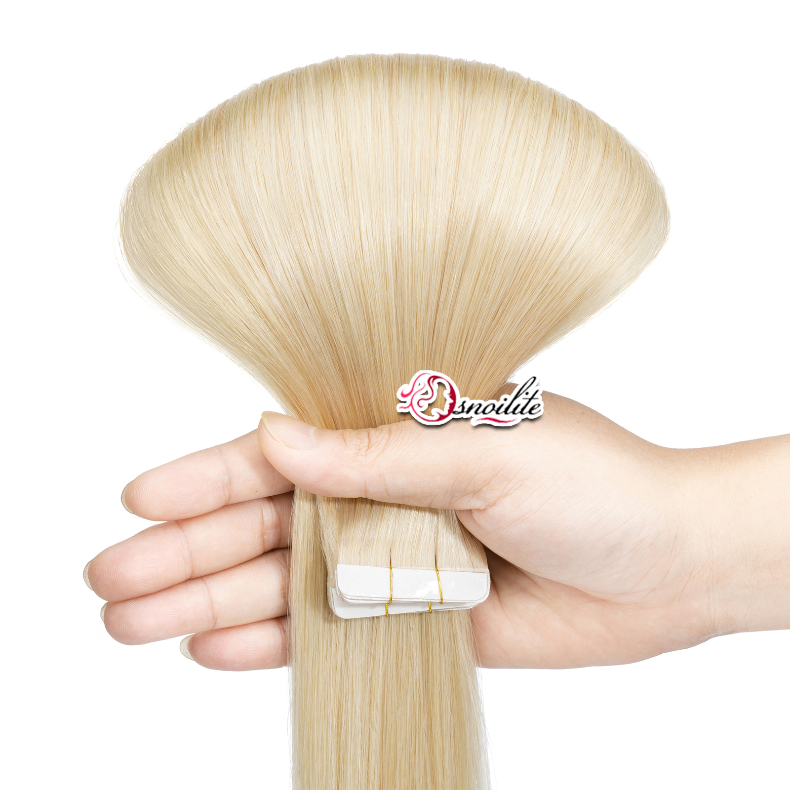 OMBRE Tape In Real 100% Remy Human Hair Extensions Skin Weft FULL HEAD Invisible