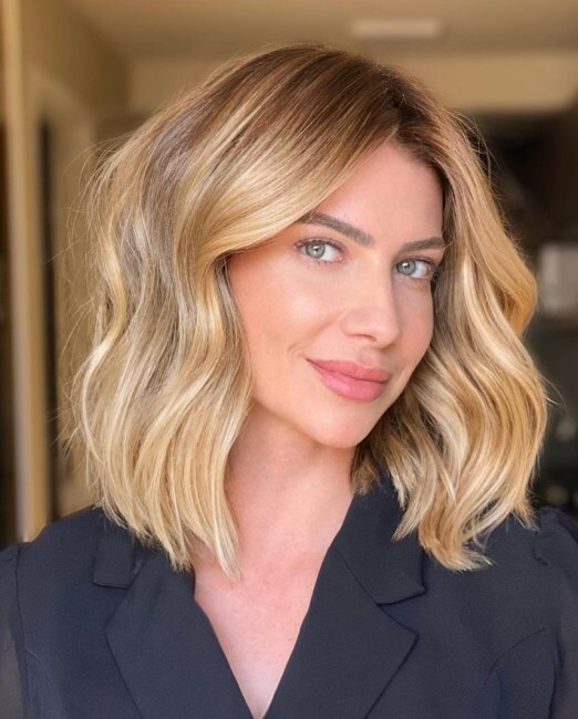 Ombre Golden Brown Short Wave Lace Front Wigs 13×4 Remy Human Hair 150% Density