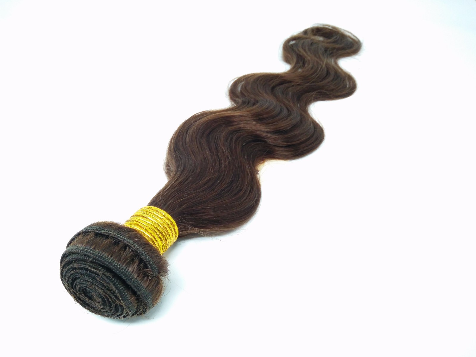 Medium Brown #4 Body Wave Wavy Sew In Hair Weave Extension 100 Human Ali Bundle