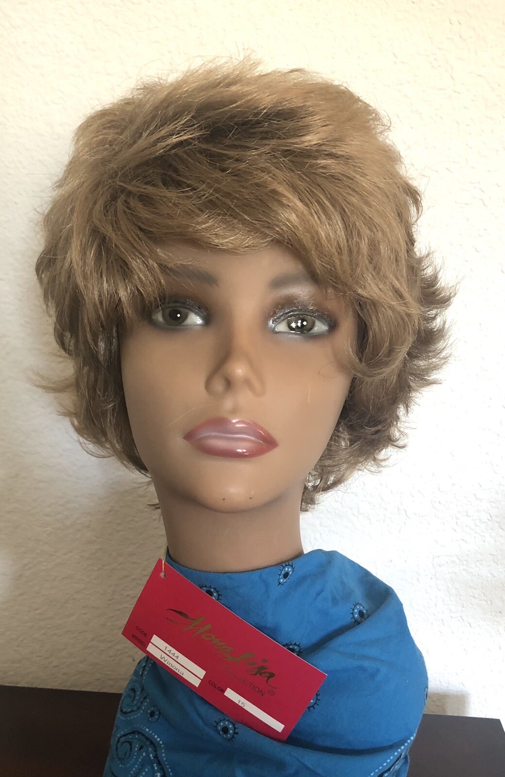 Retro (mid 1990s) Mona Lisa “Winona” Wig 1444 Color 15, New, READ DESCRIPTION