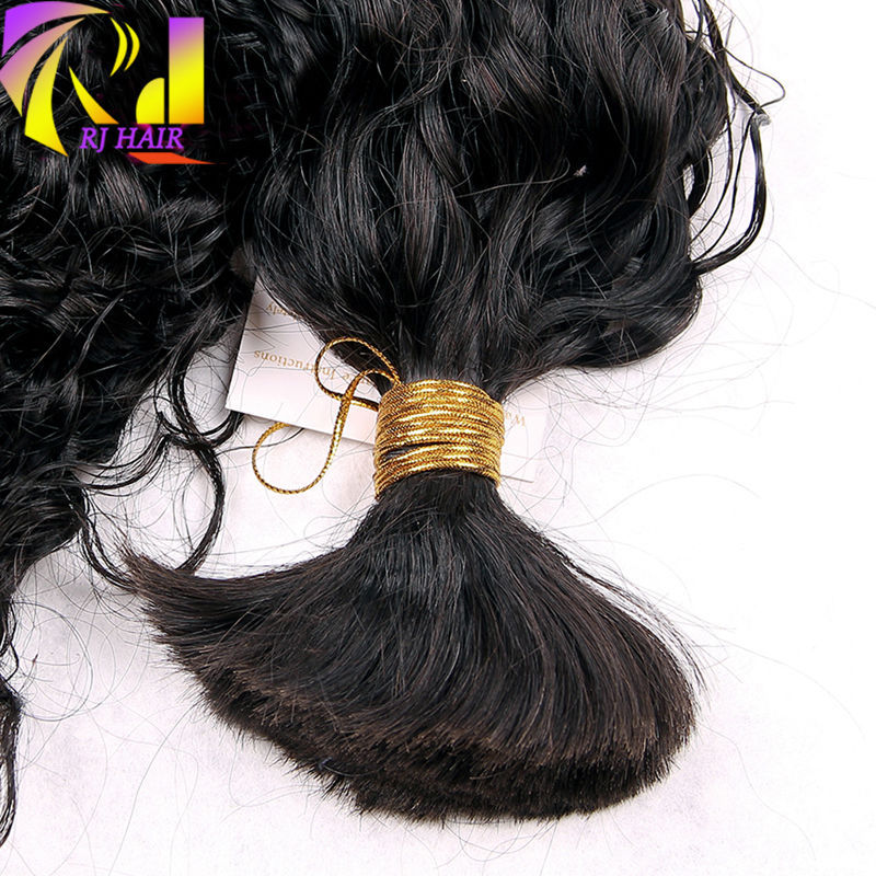 Loose Wave Brazilian Human Hair Bulk Curly Braiding Human Hair Bulk No Weft