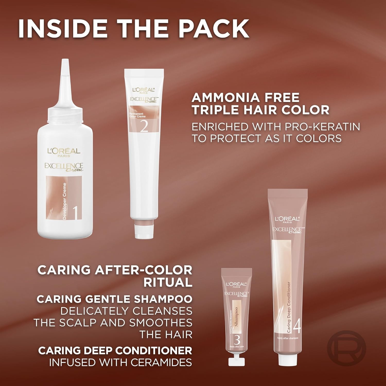 L’Oreal Paris Excellence Universal Nudes Permanent Hair Color, Ammonia Free Hair