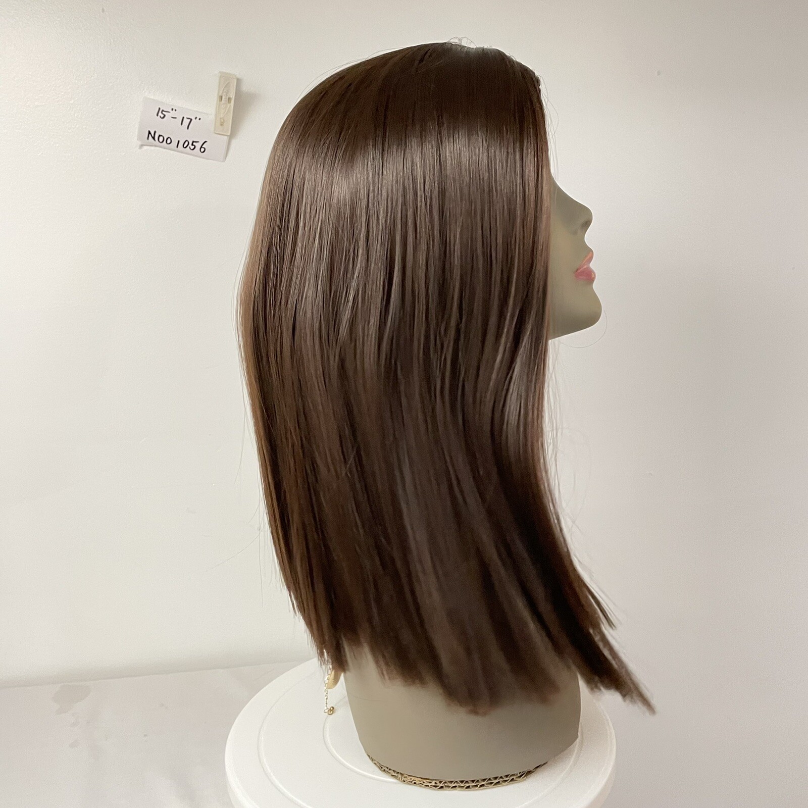 WIG. NO01056 (15-17 inch)adjustable elastic band.