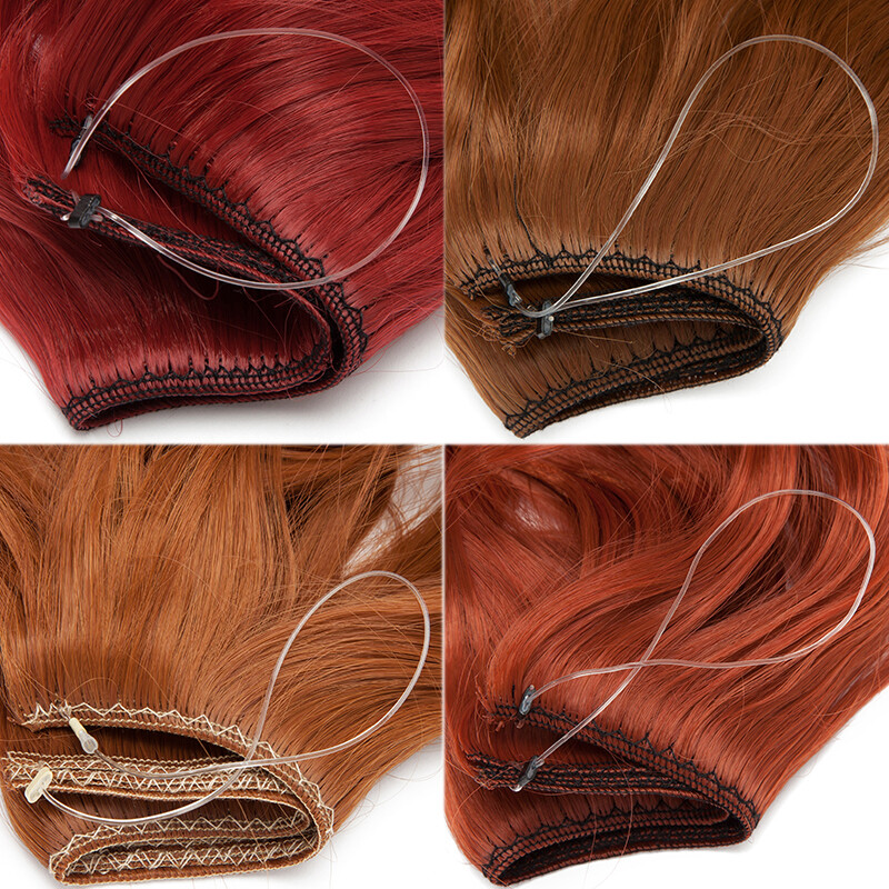 Hot Hair Extension Invisible Wire Natural as Human Hair Secret Wire No Clip in