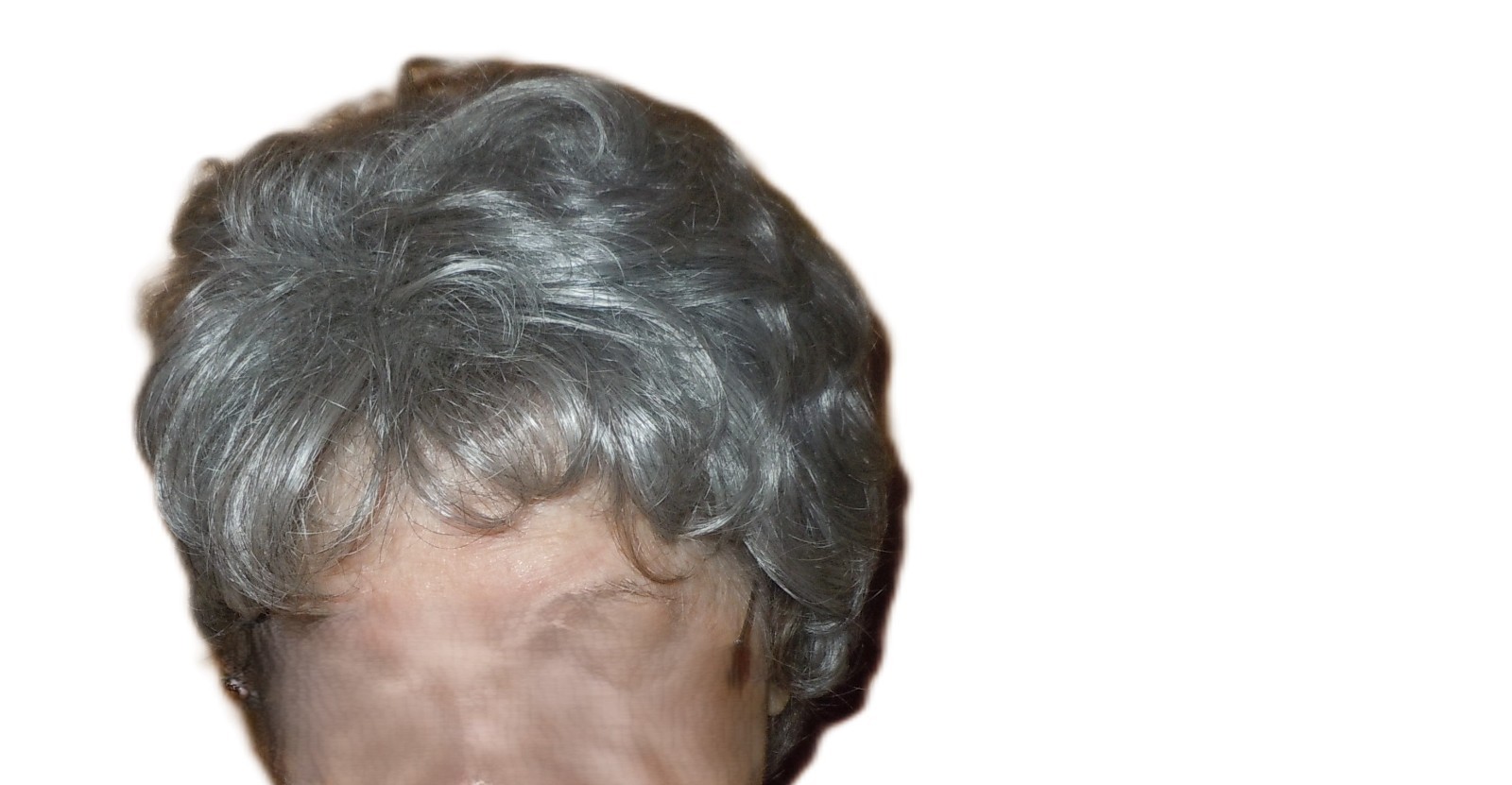 beautiful gray wig classic cap with adjustments short wavy