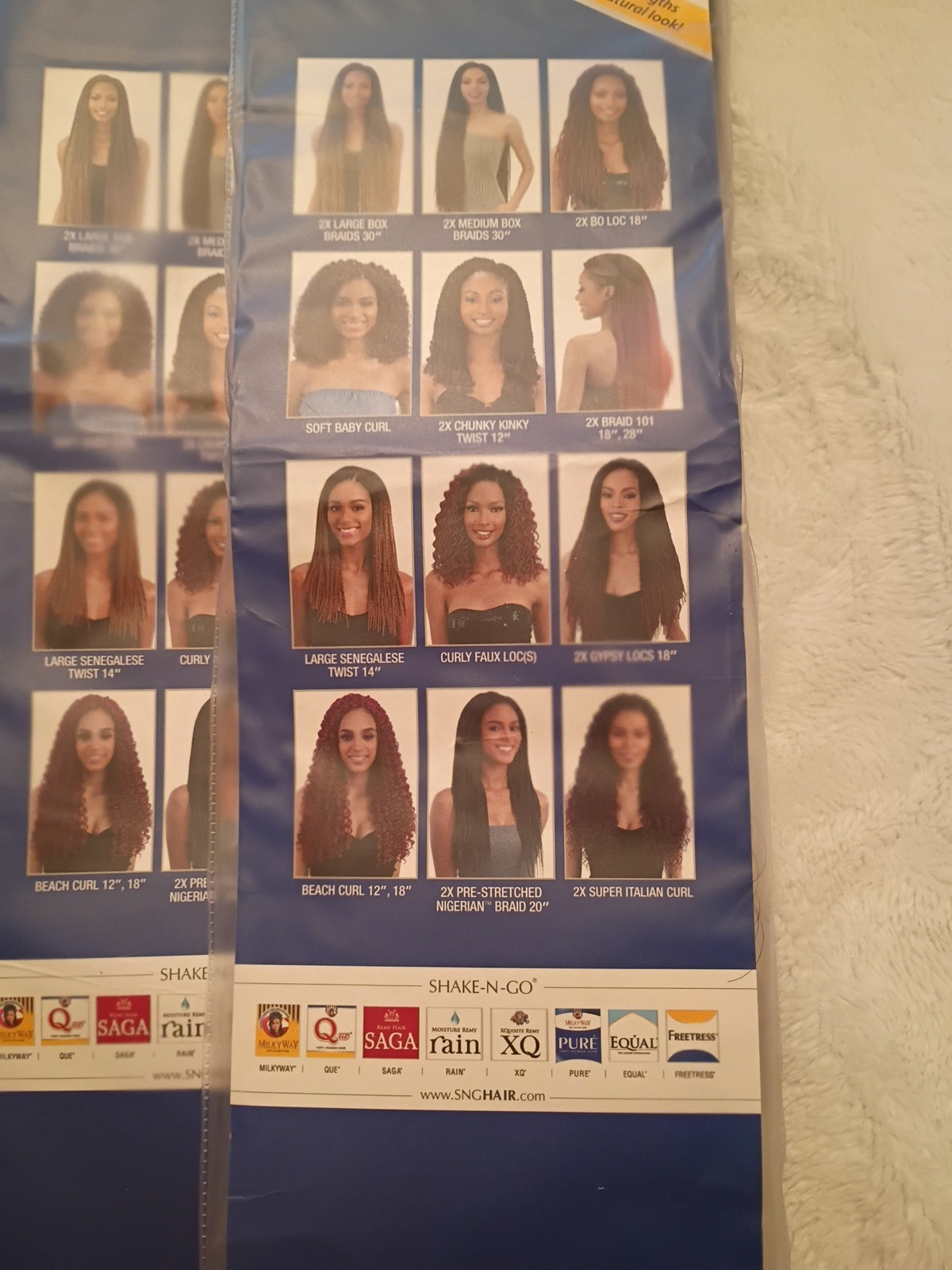 Freetress Braid BOHO HIPPIE BRAID 22″ SYNTHETIC CROCHET BRAIDING 5 Packs