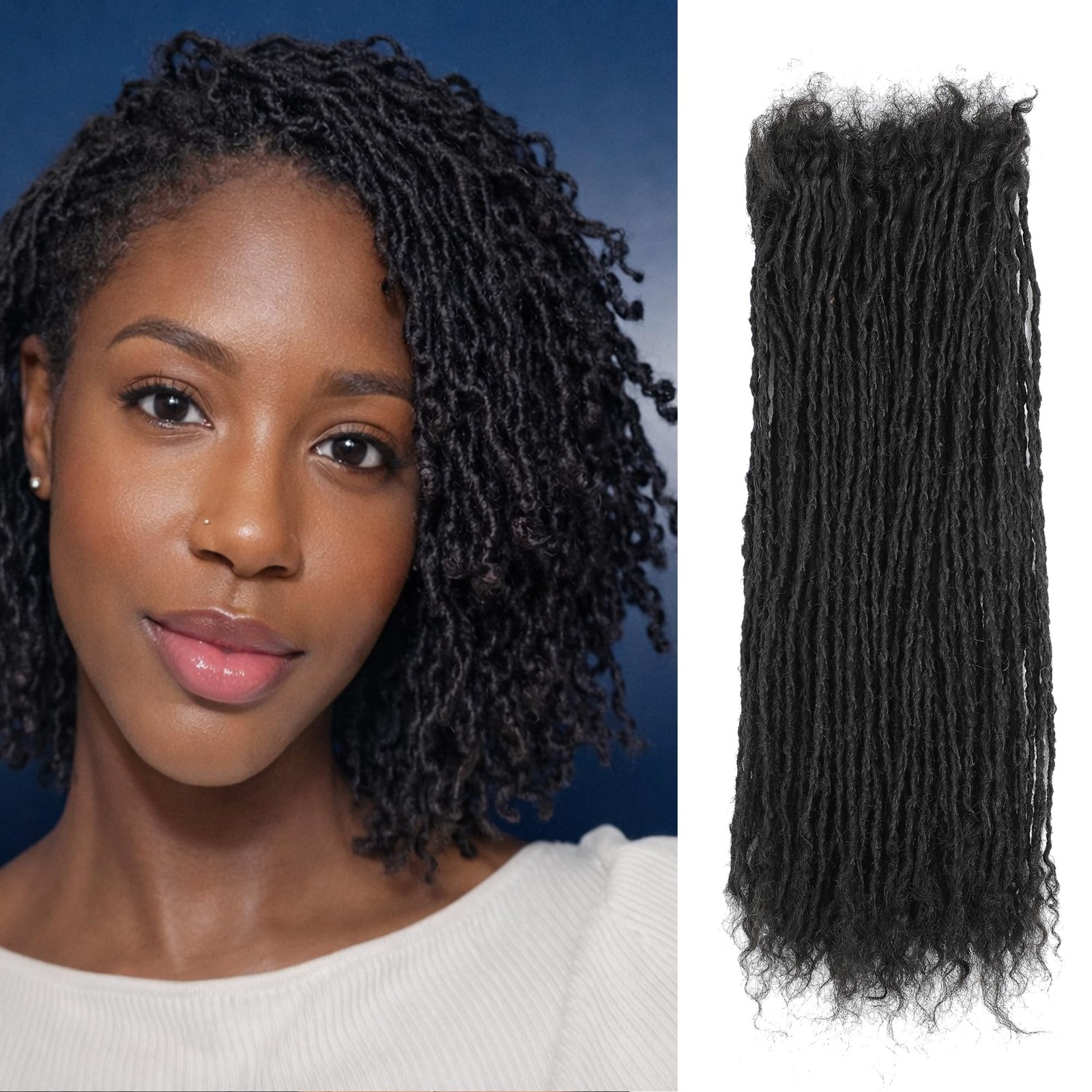 Kgrt Sister Locs Extensions Human Hair Microlocs Dreadlock Extensions100 Real