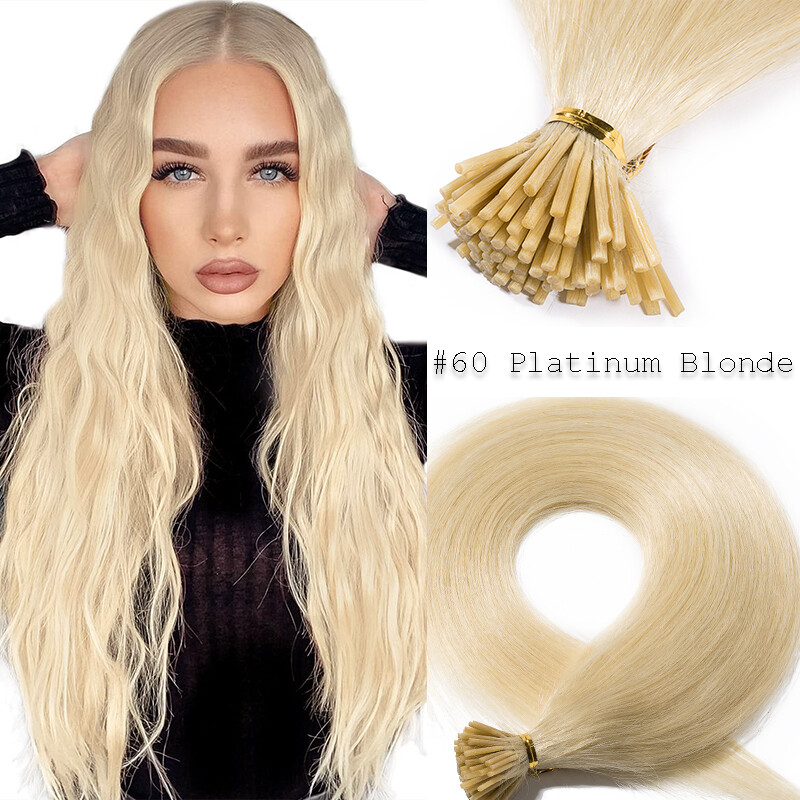 Micro Loop Tip I Tip Stick Thick Real Remy Human Hair Extensions Full Head 150G