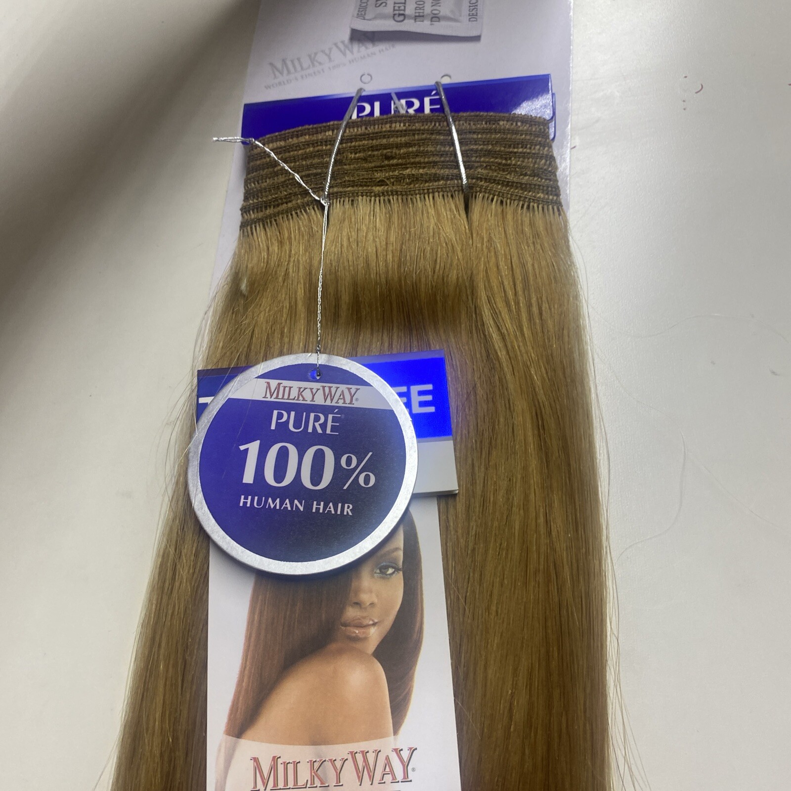 Milky Way PURE SPECIAL COLOR Human Hair Weave Extension Yaky_14″_#27