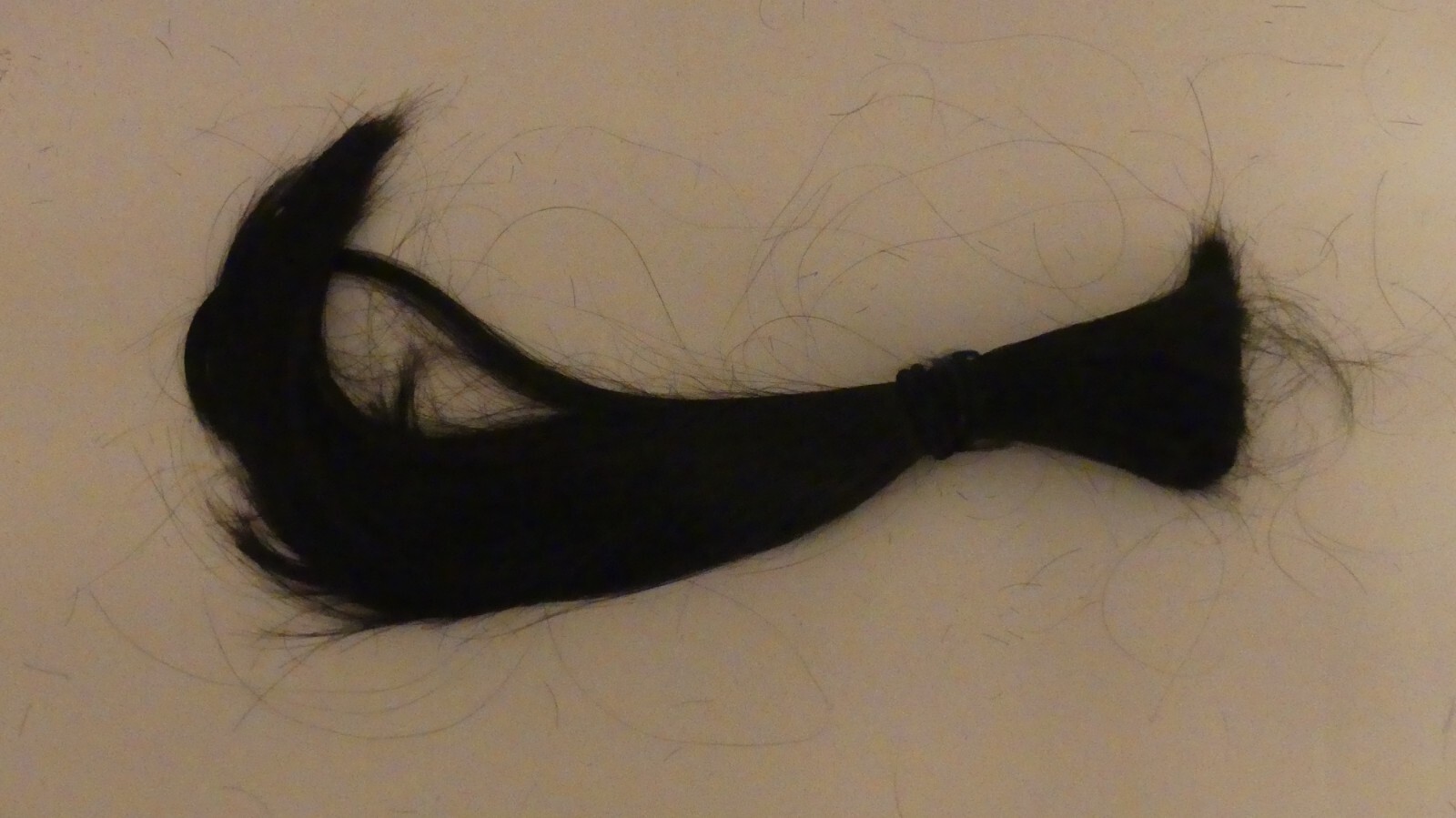 Human Hair Ponytail 13-inch Black Straight Fresh Cut Philippines