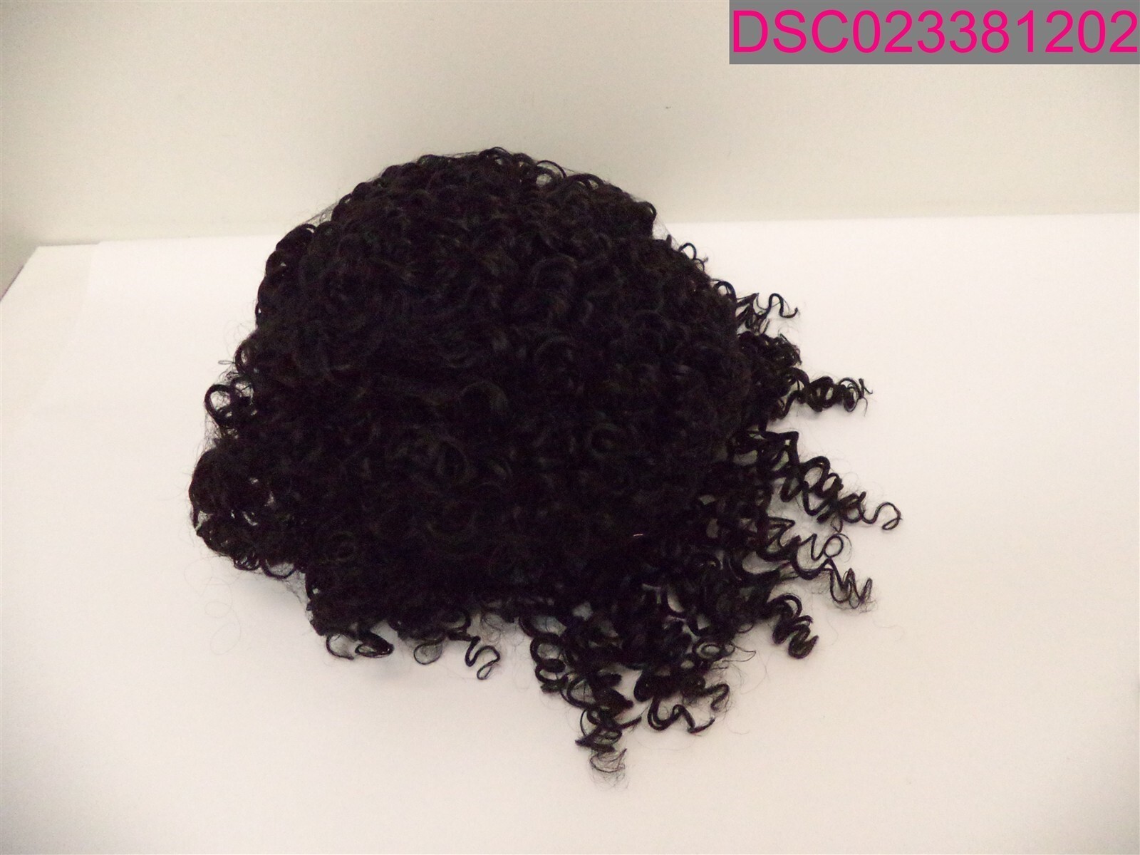 Short Natural Kinky Curly Hair Wig Synthetic Black Color WL91920-1B 14″