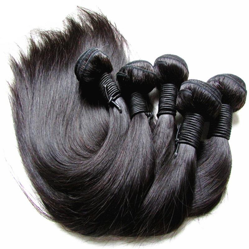 1/2/3/4/5BUNDLE CAMBODIAN VIRGIN HUMAN HAIR NATURAL COLOUR STRAIGHT 12A FASTSHIP