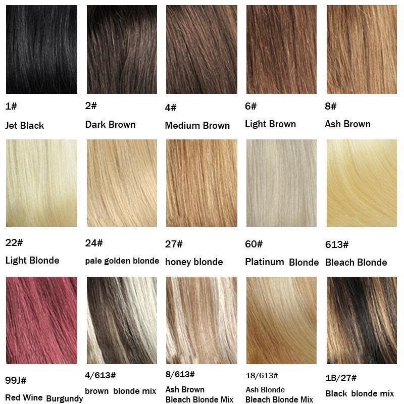 12-26inch 100G Handmade Human Hair Invisible Wire good Handband Hair Extensions