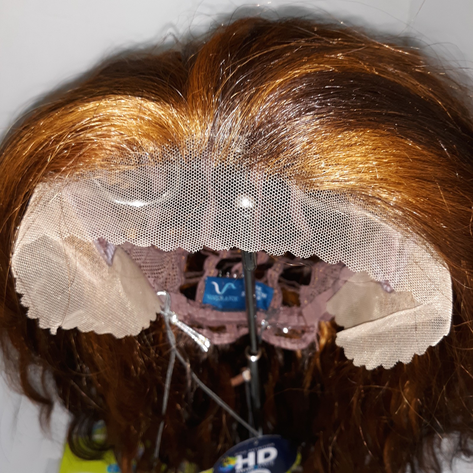 Vivica A Fox Womens Orlando-V Wig Deep Swiss Lace Front Synthetic Hair P4/27/30