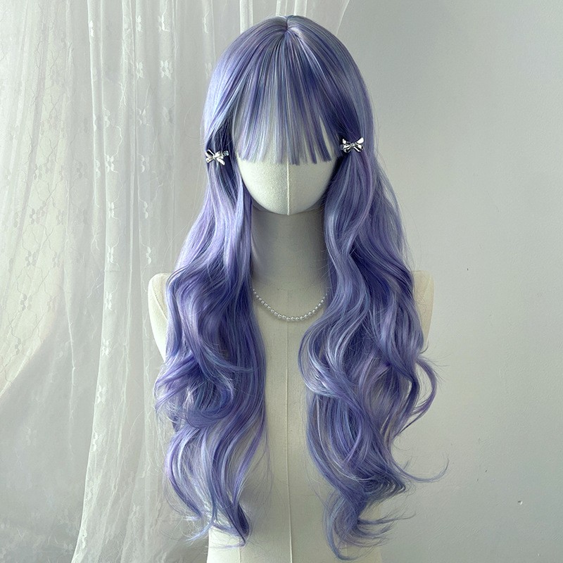 Women Curly Wigs Long Full Hair Girl Universal Cosplay Costume Anime Wave Wig AU